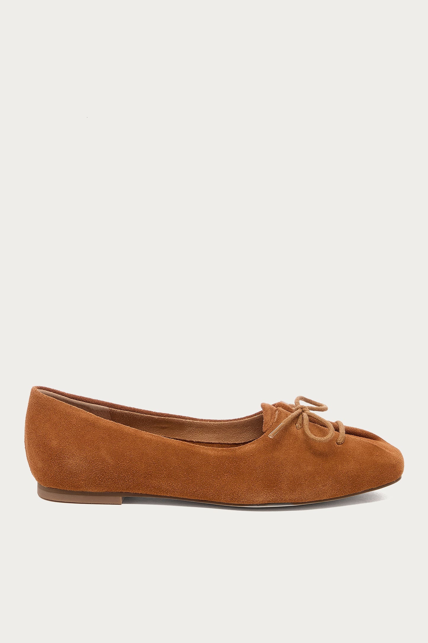 Freddie Cognac Ballet Flats