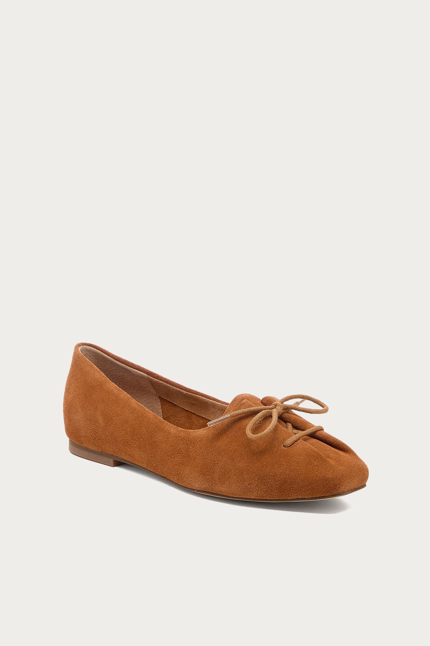 Freddie Cognac Ballet Flats