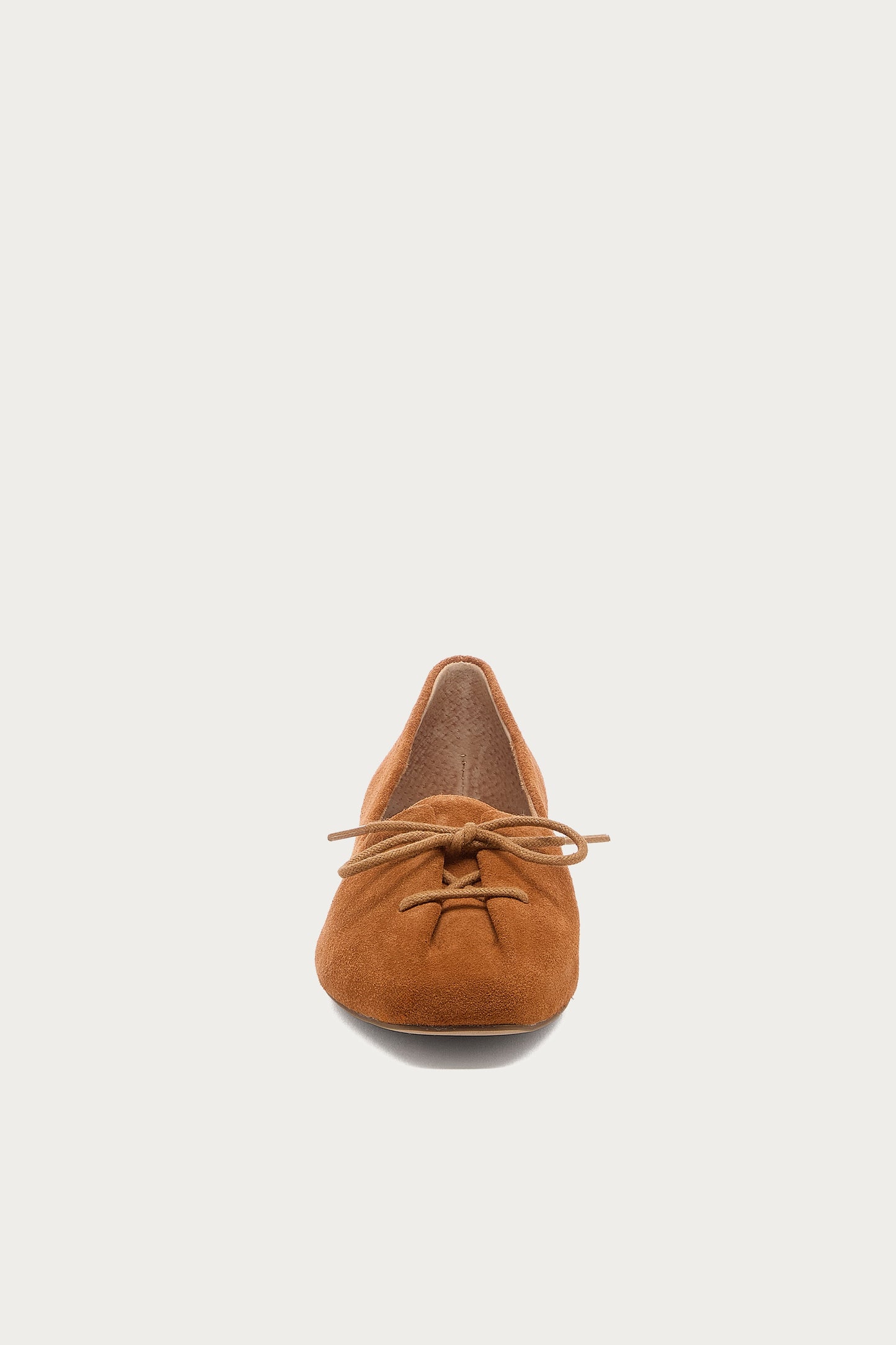 Freddie Cognac Ballet Flats