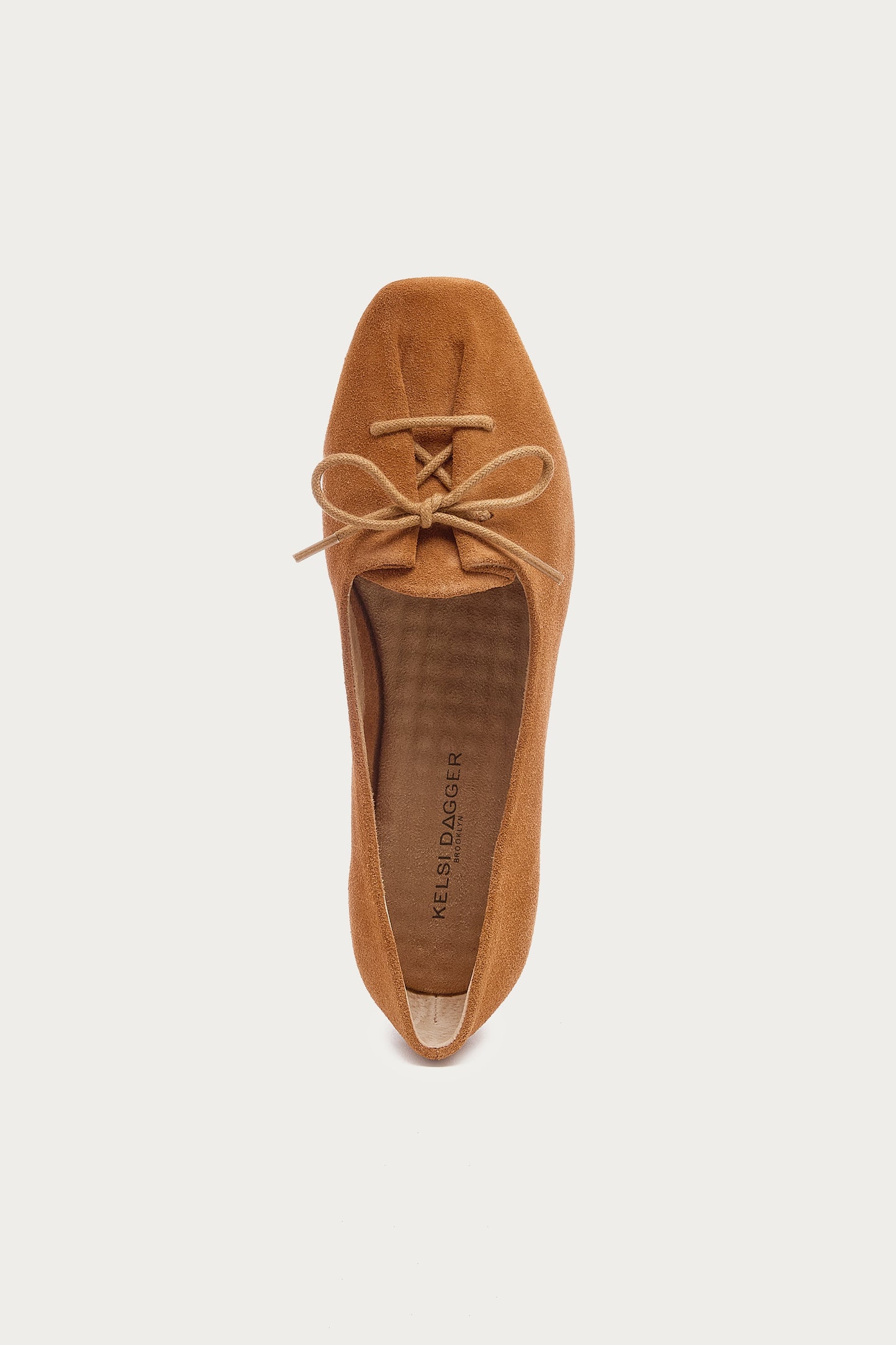 Freddie Cognac Ballet Flats