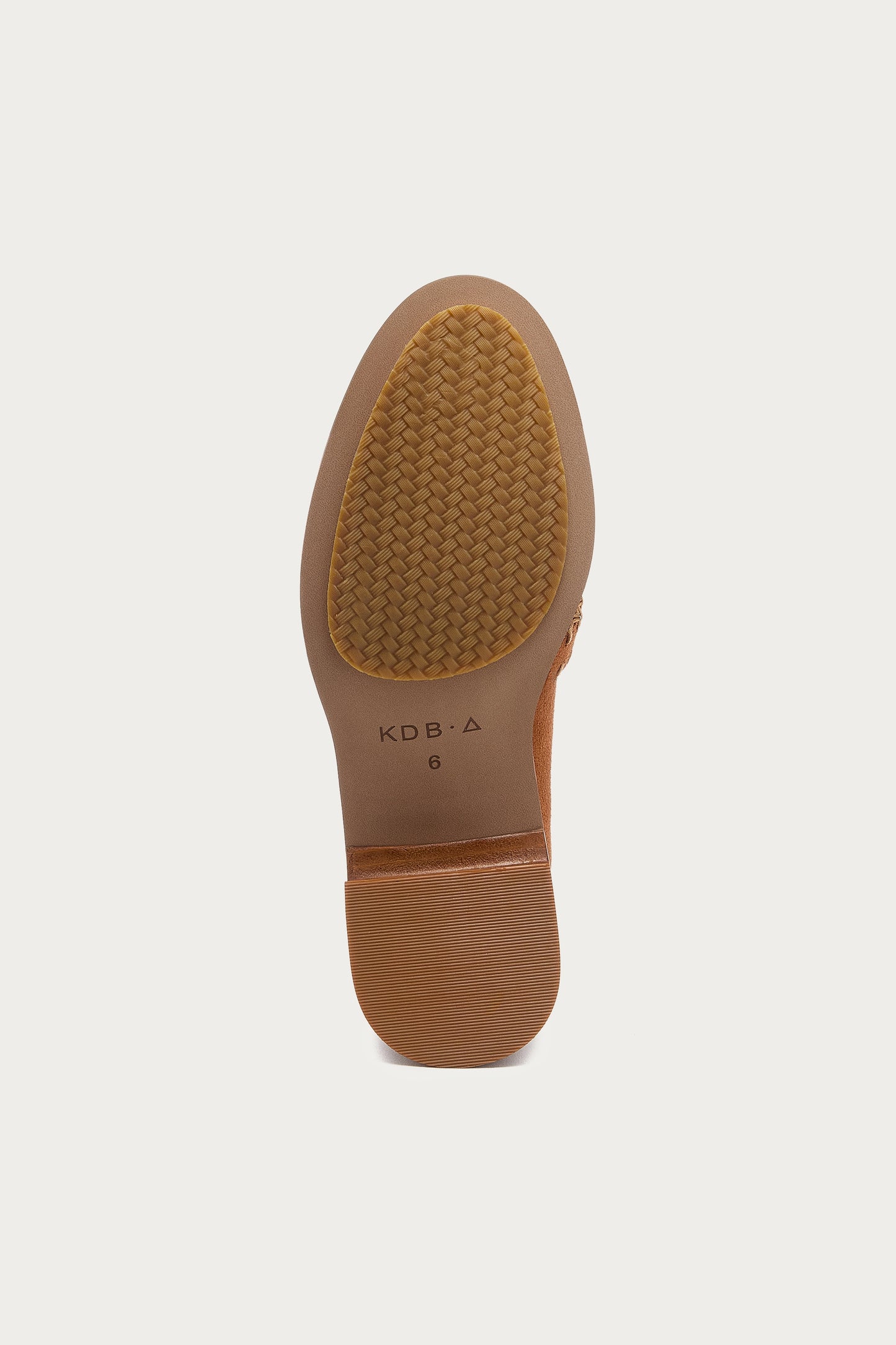 Halo Cognac Block Heel Loafer