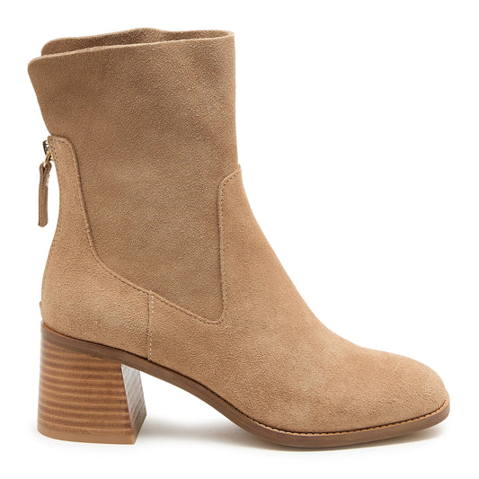 Kelsi Dagger BK® Island Almond Suede Wide Width Booties