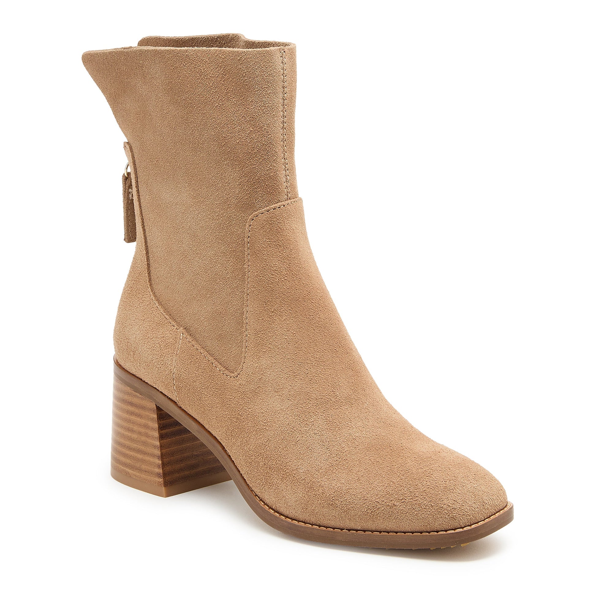 Kelsi Dagger BK® Island Almond Suede Wide Width Booties