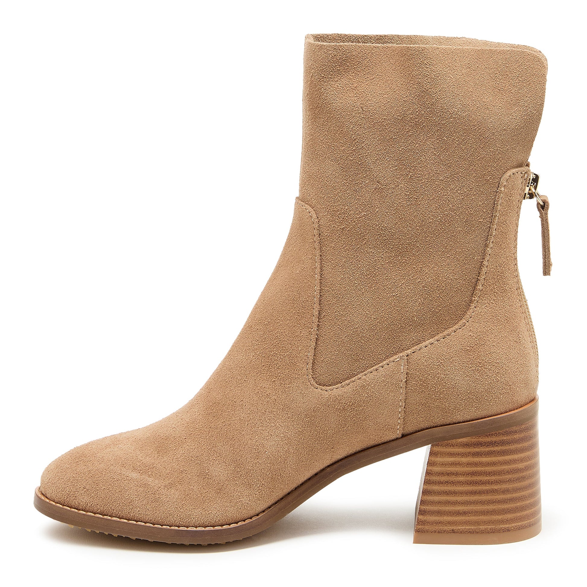 Kelsi Dagger BK® Island Almond Suede Wide Width Booties