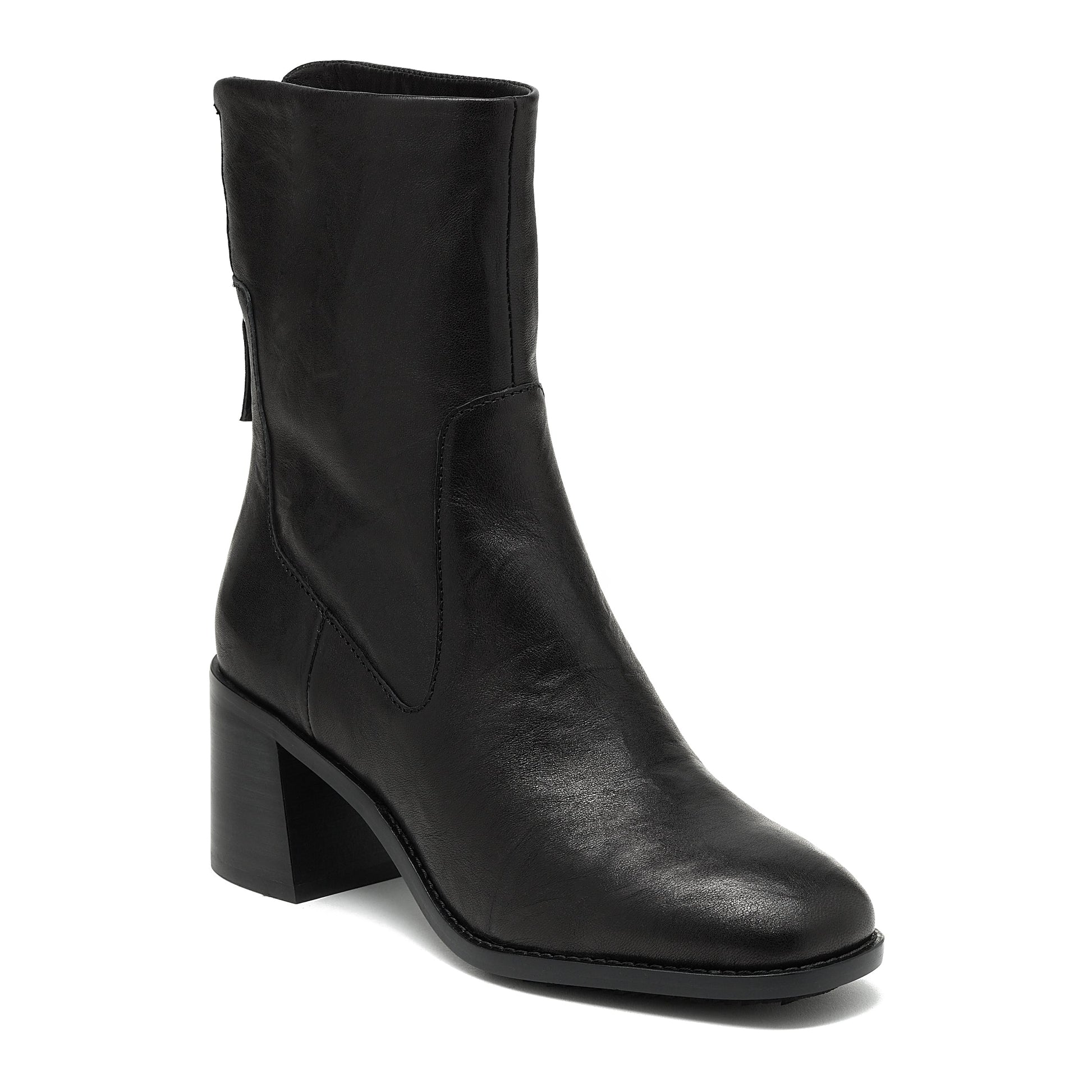 Kelsi Dagger BK® Island Black Leather Wide Width Bootie