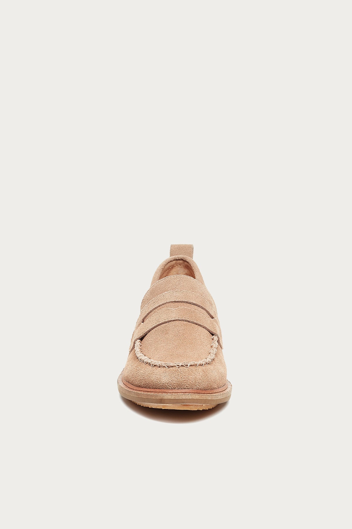 Lens Almond Suede Loafers