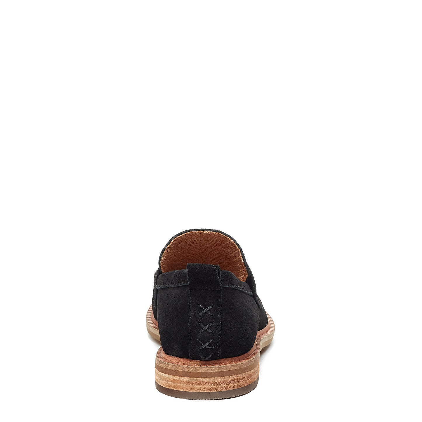 Lens Black Suede Loafers