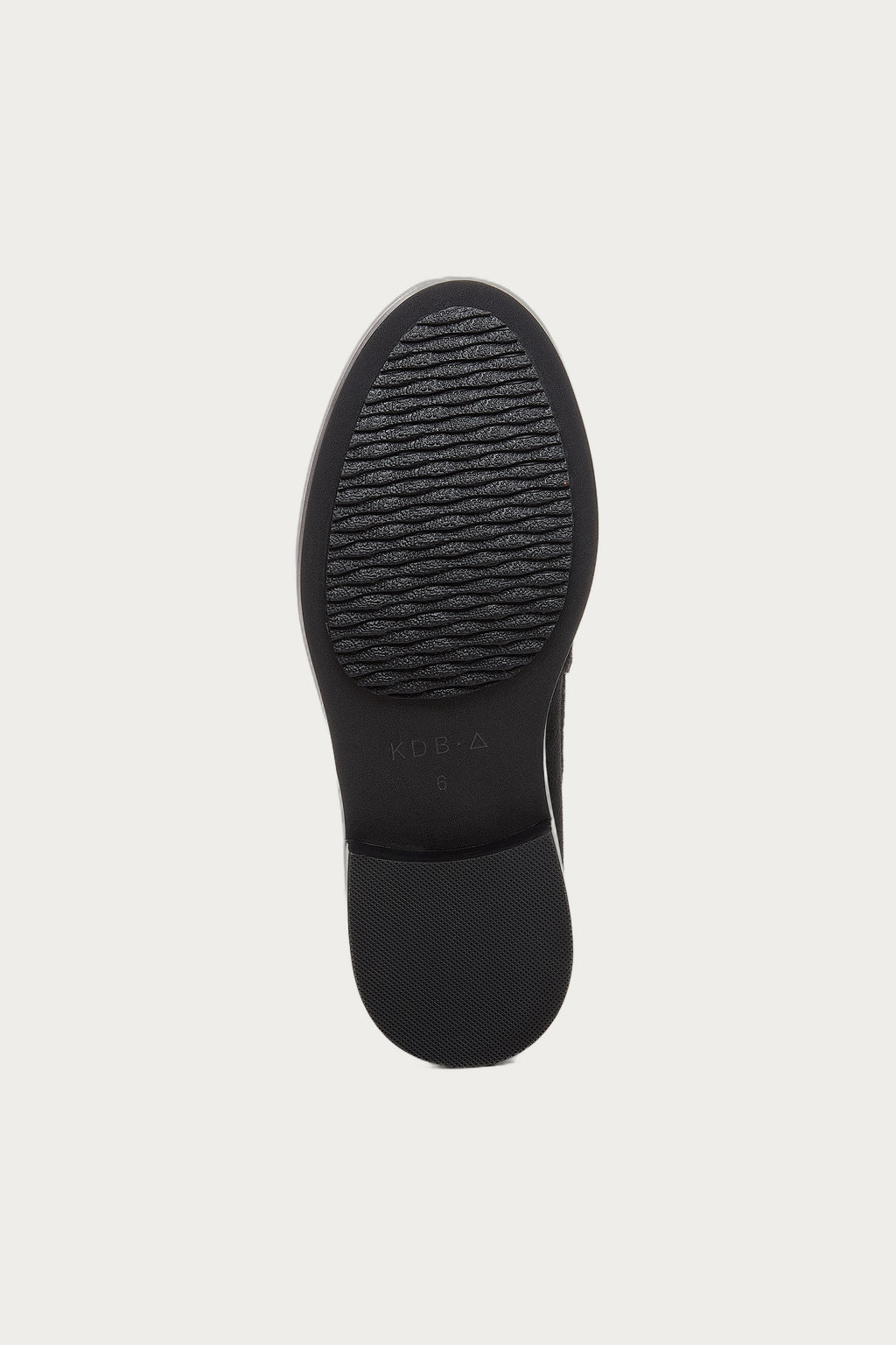 Lens All Black Suede Loafer
