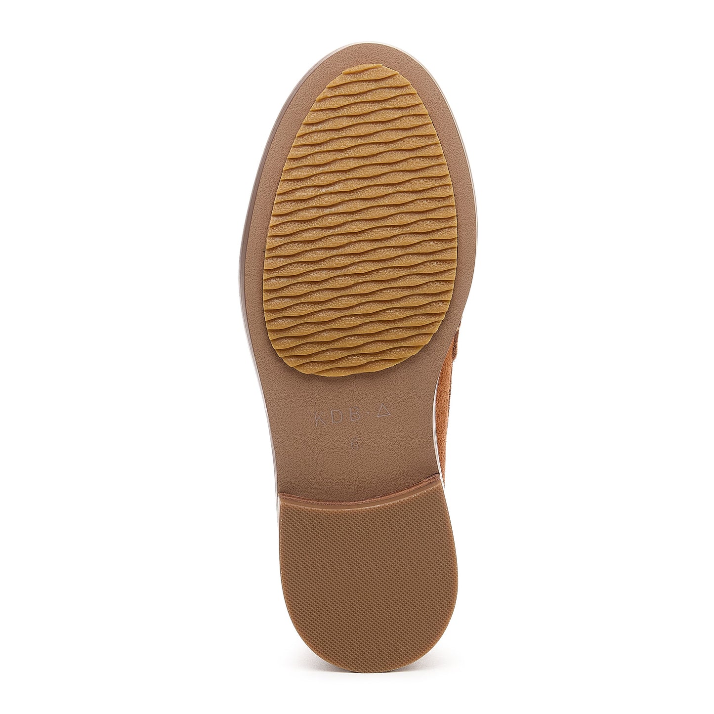 Lens Burnt Cognac Suede Loafers