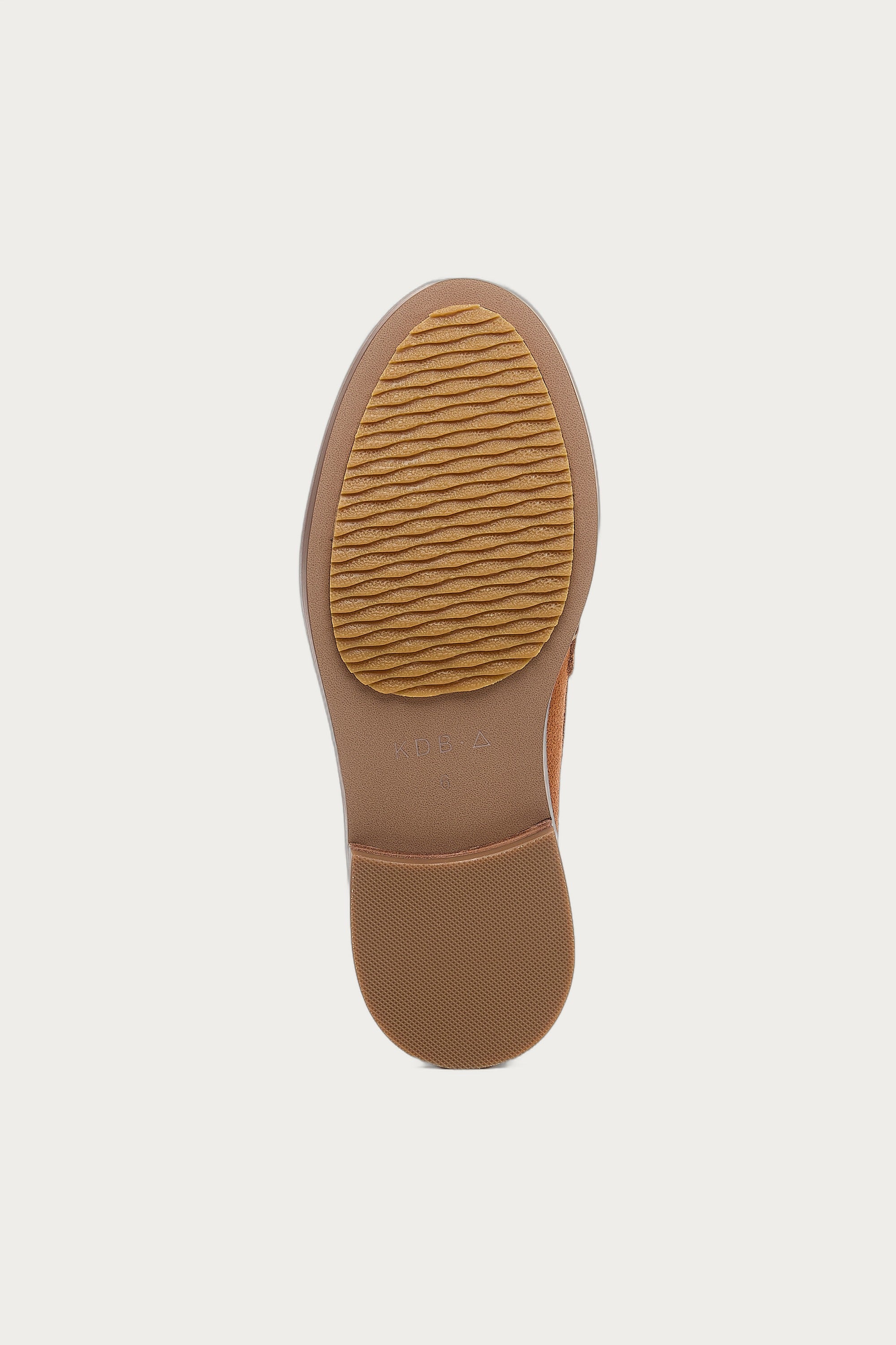 Lens Burnt Cognac Suede Loafers