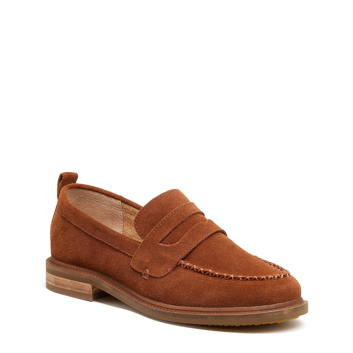 Lens Hickory Suede Loafers