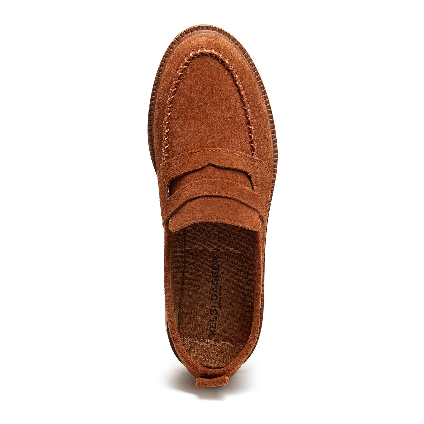 Lens Hickory Suede Loafers