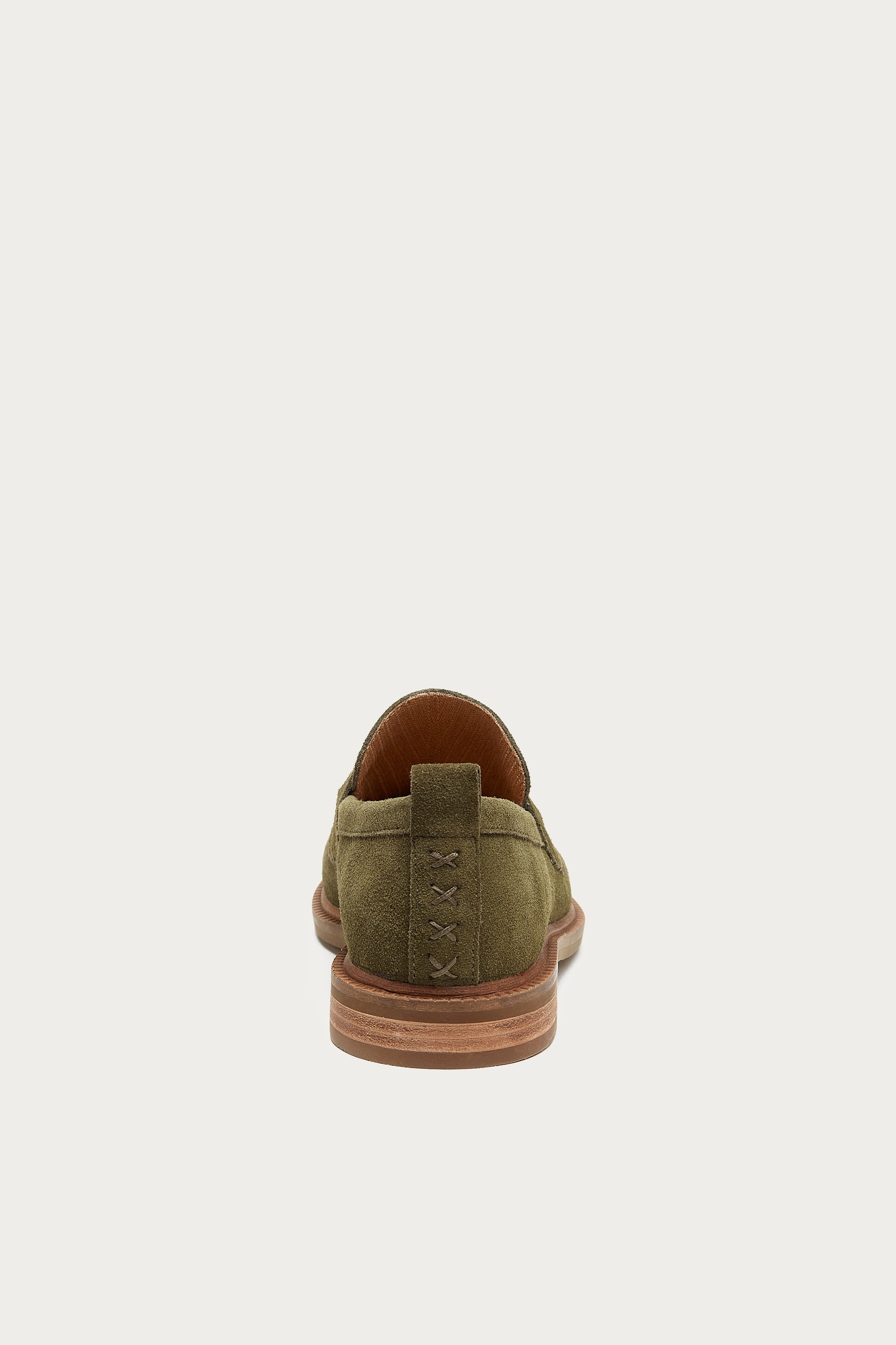 Lens Olive Wide Width Loafers