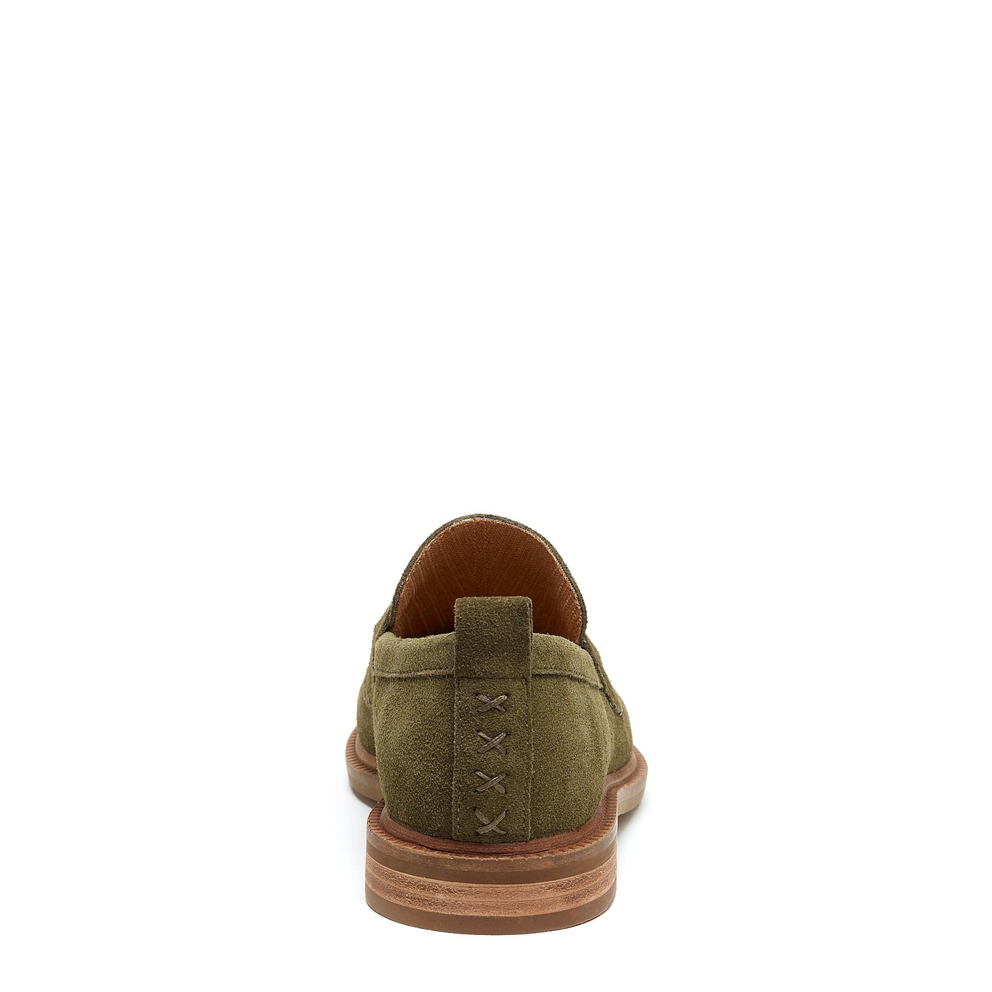 Lens Olive Suede Loafers