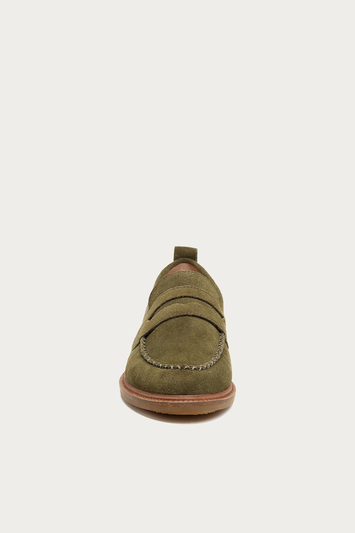 Lens Olive Wide Width Loafers