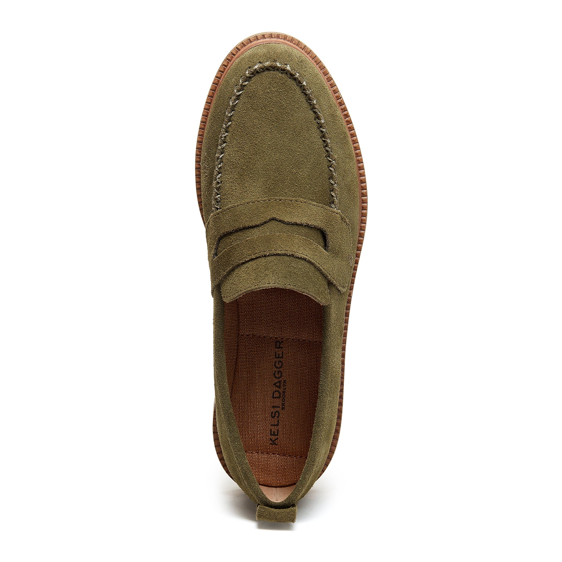 Kelsi Dagger Lens Loafer in Olive