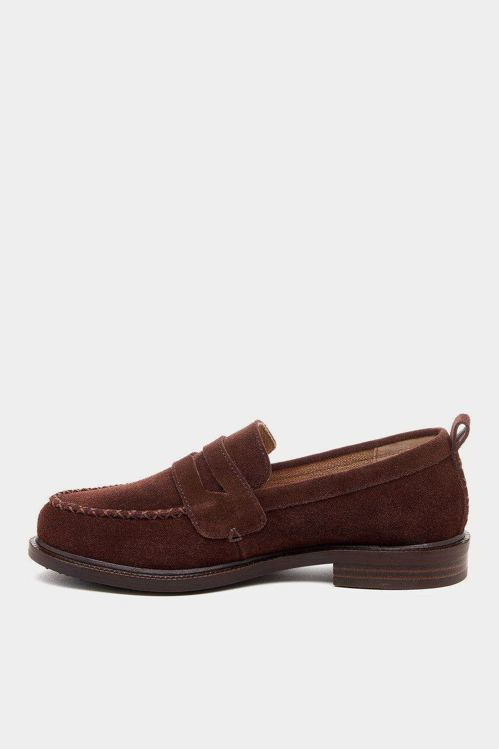 Lens Warm Brown Suede Loafer