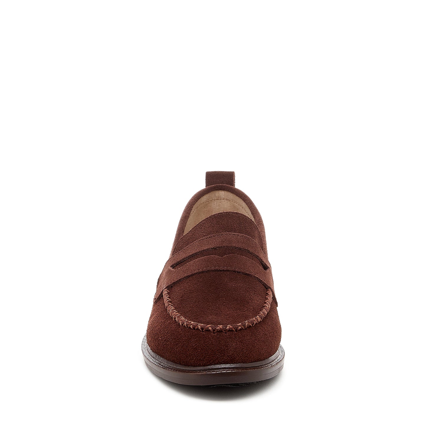 Lens Warm Brown Suede Loafer