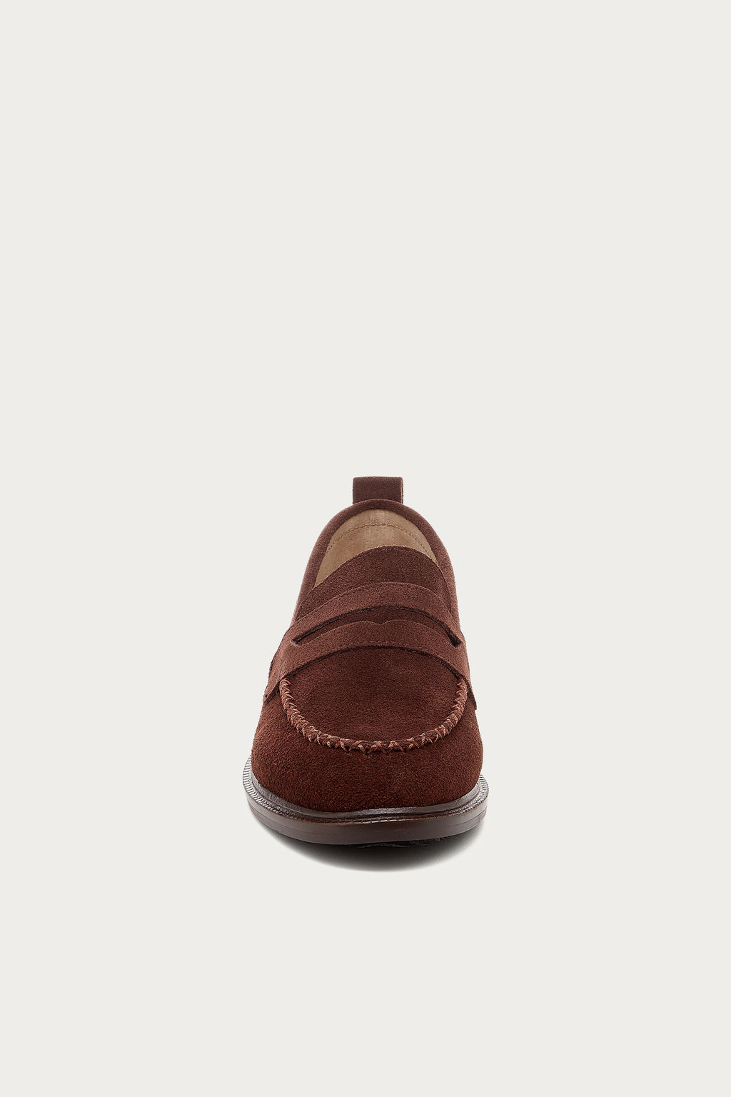 Lens Warm Brown Suede Loafer