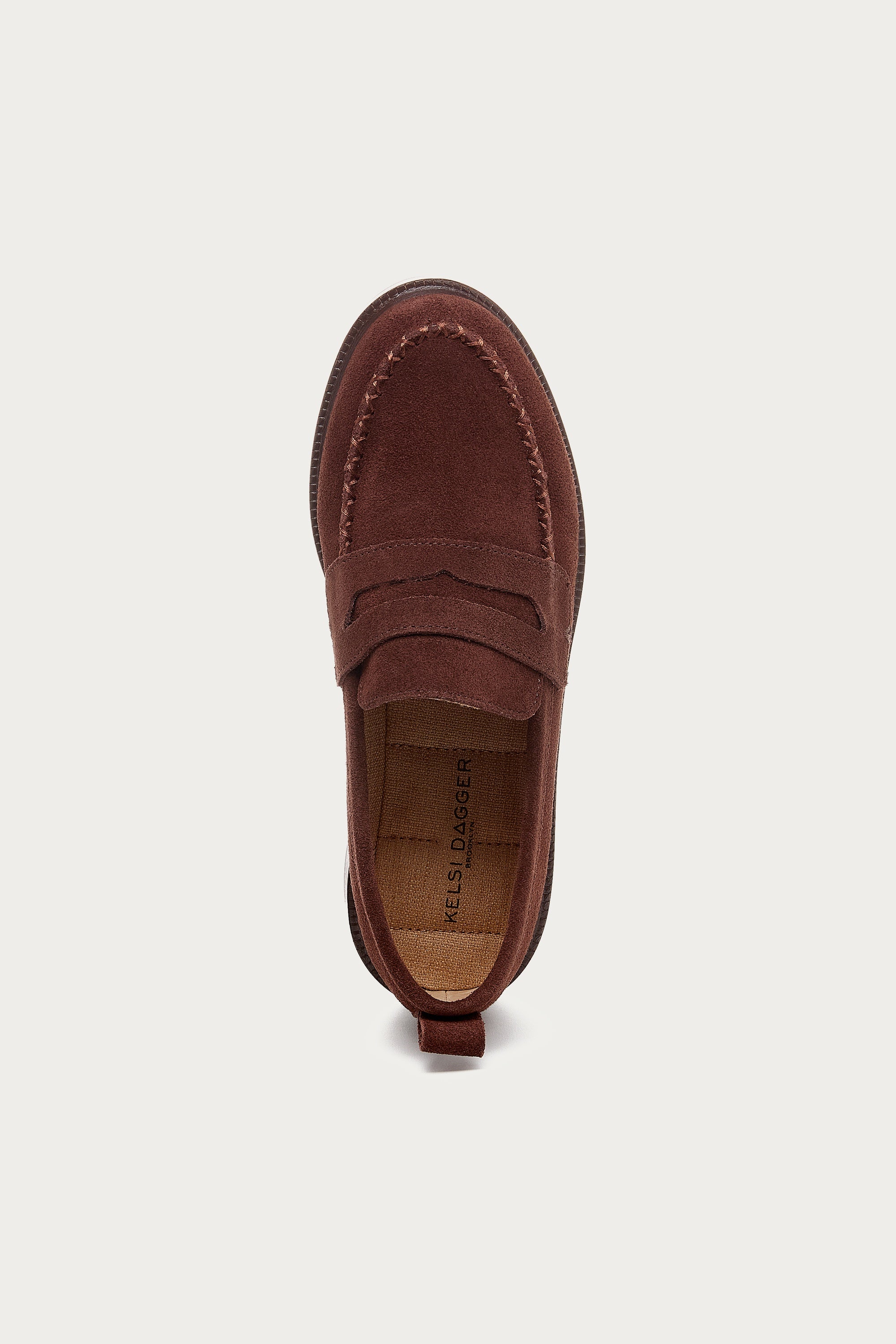 Lens Warm Brown Suede Loafer