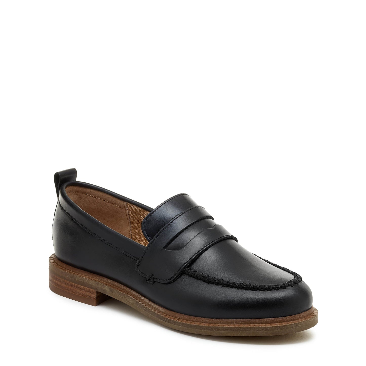 Kelsi Dagger BK® Lens Black Glossy Leather Loafer