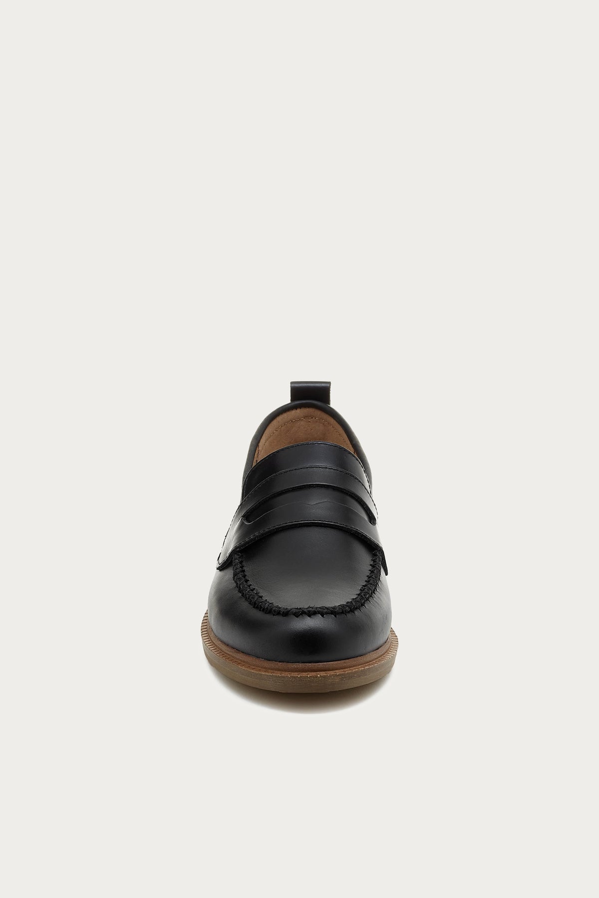 Lens Black Glossy Wide Width Loafers