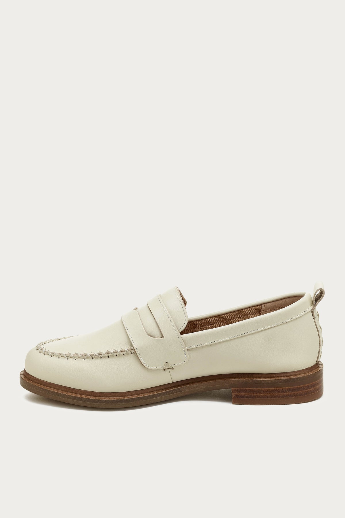 Lens Salt Natural Leather Loafers