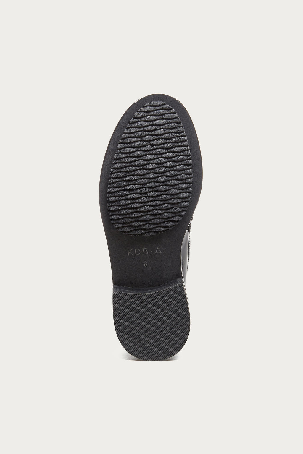 Lens All Black Leather Wide Width Loafers