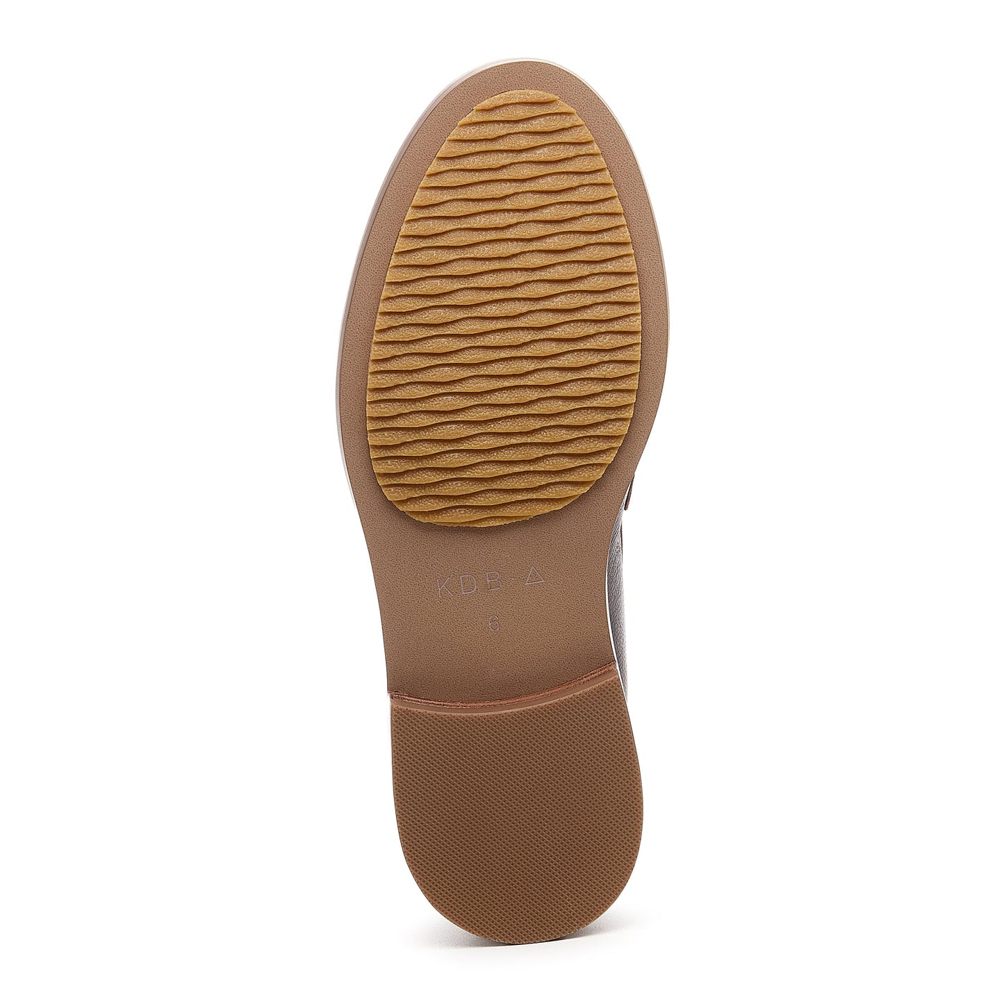 Lens Warm Brown Leather Loafers