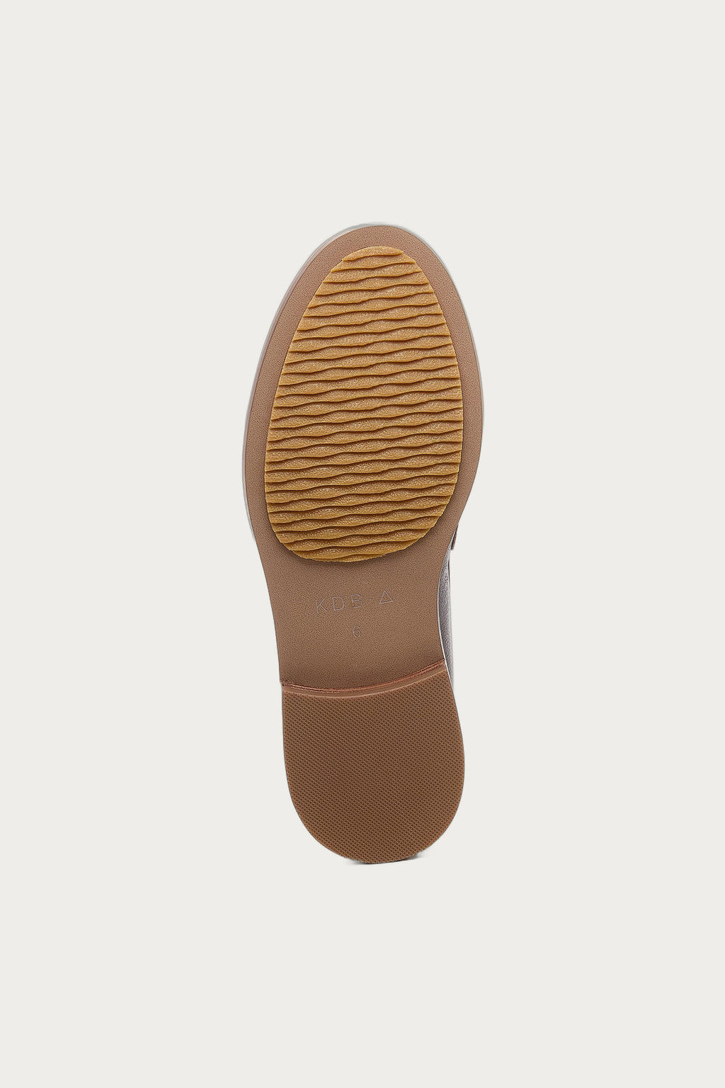 Lens Warm Brown Leather Loafers