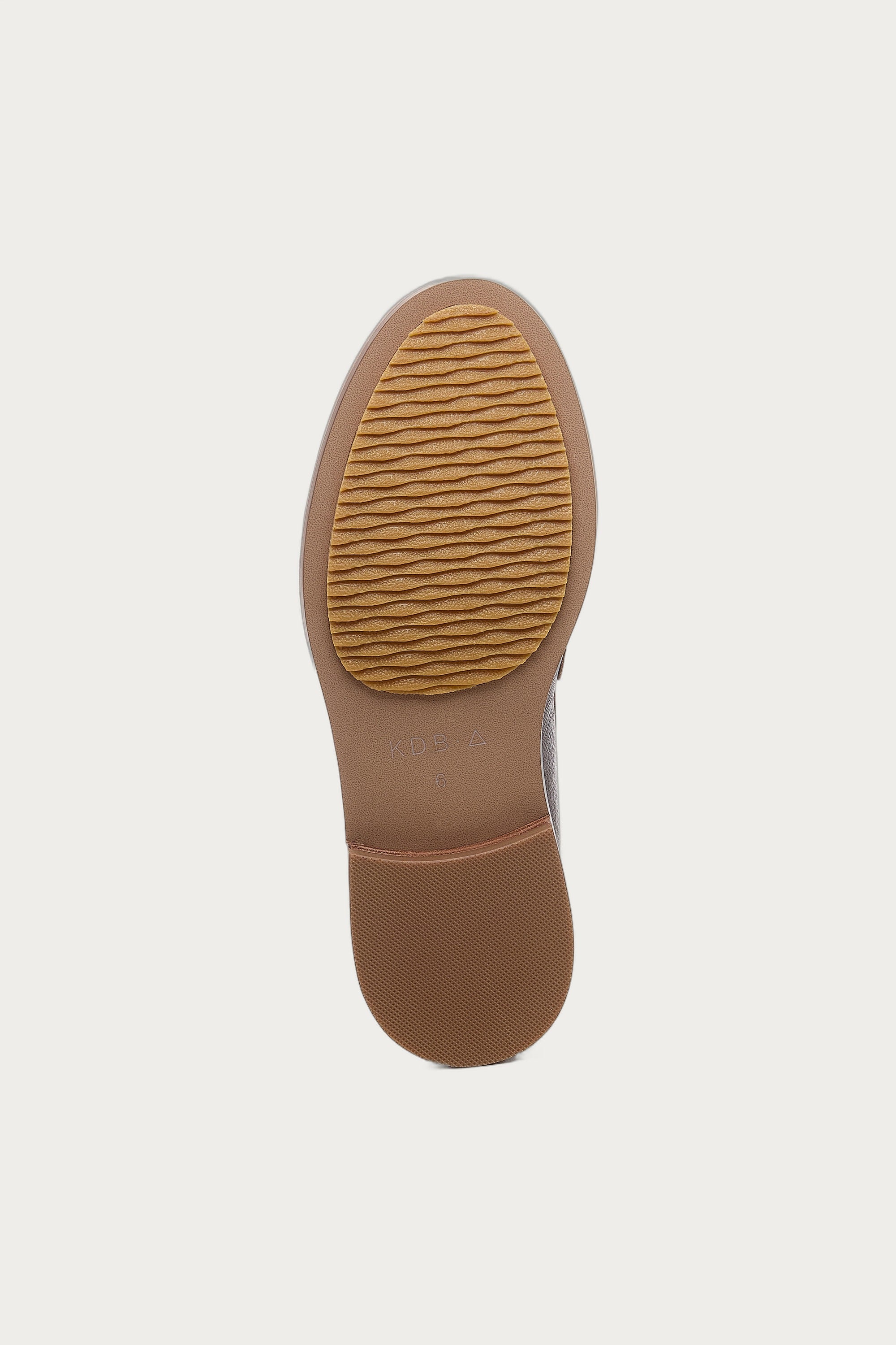 Lens Warm Brown Leather Loafers