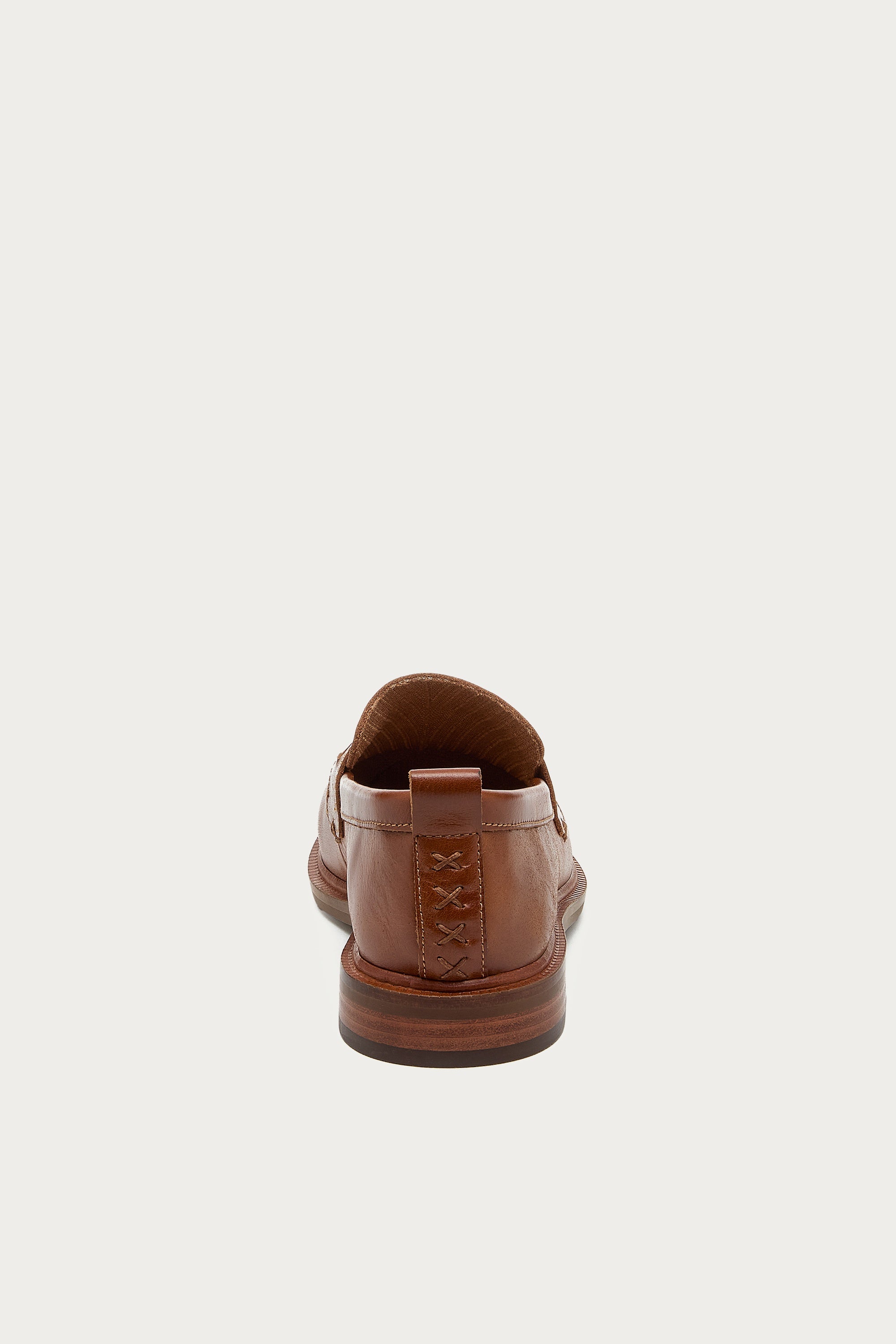 Lens Caramel Wide Width Leather Loafers
