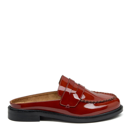 Kelsi Dagger Brooklyn Women's Lock Scarlet Loafer Mule