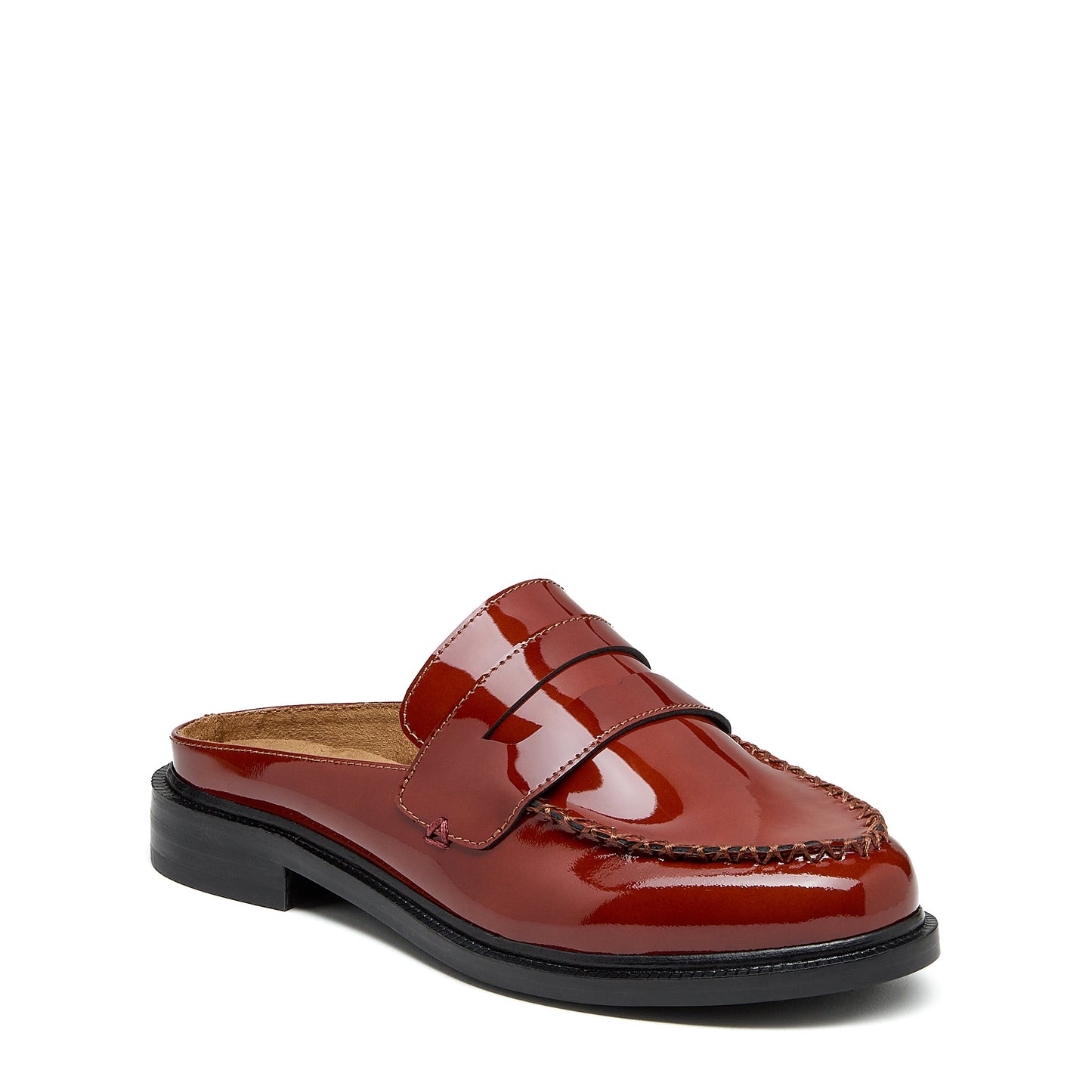 Kelsi Dagger Brooklyn Women's Lock Scarlet Loafer Mule