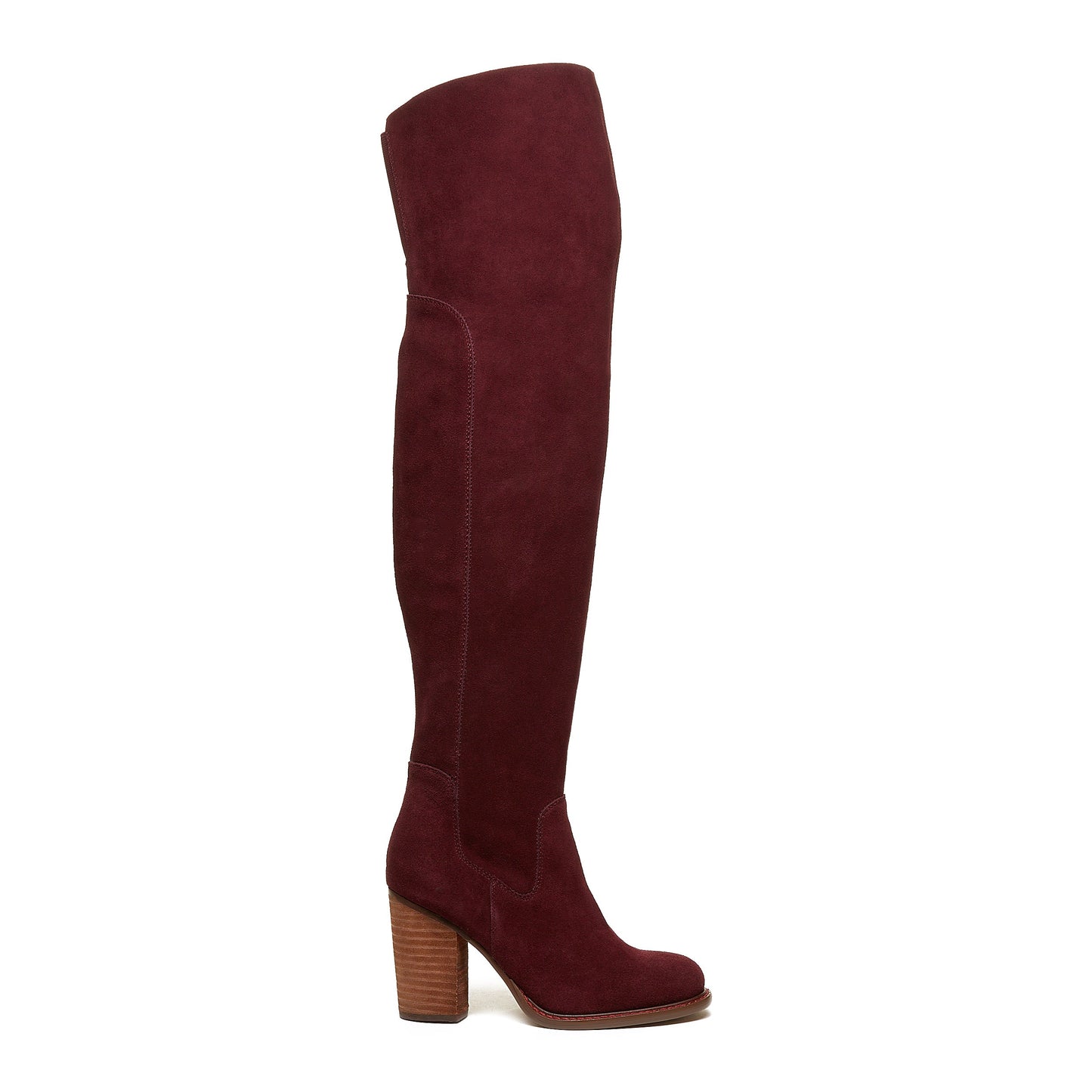 Logan Garnet Over The Knee Boots