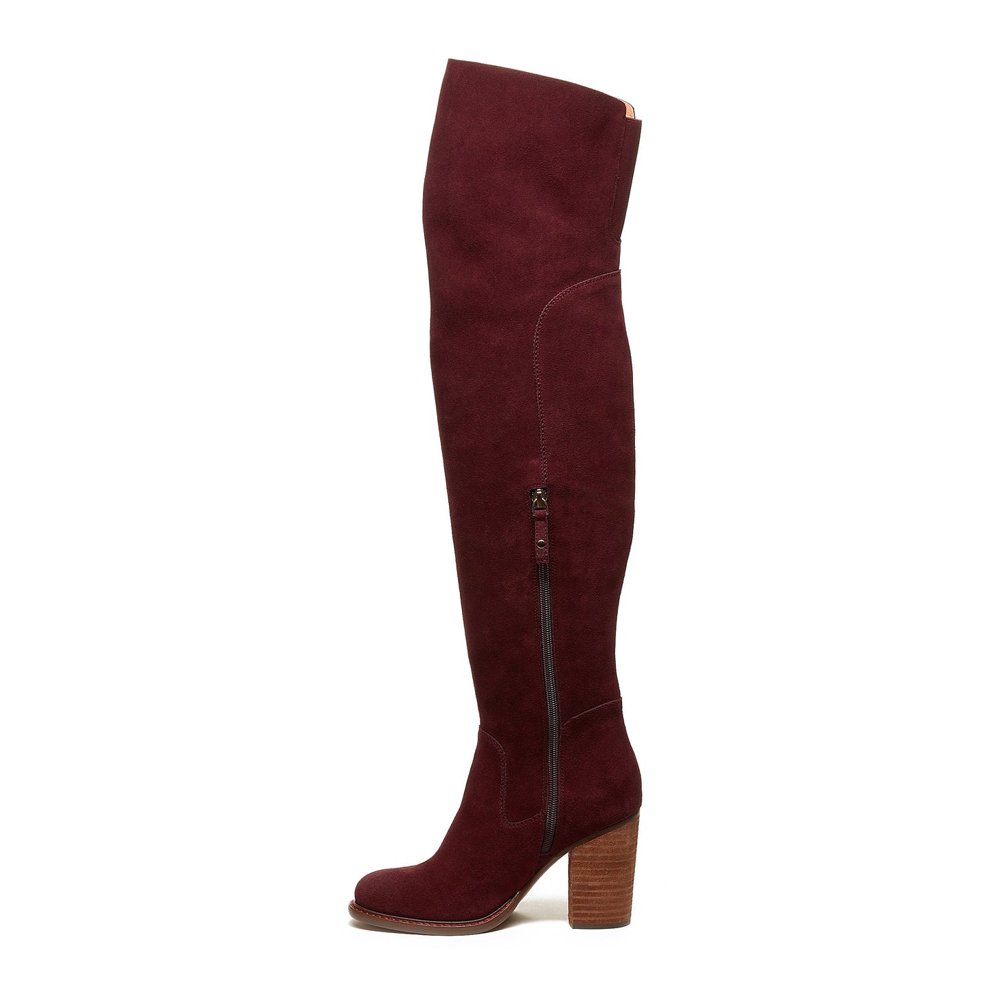 Logan Garnet Over The Knee Boots