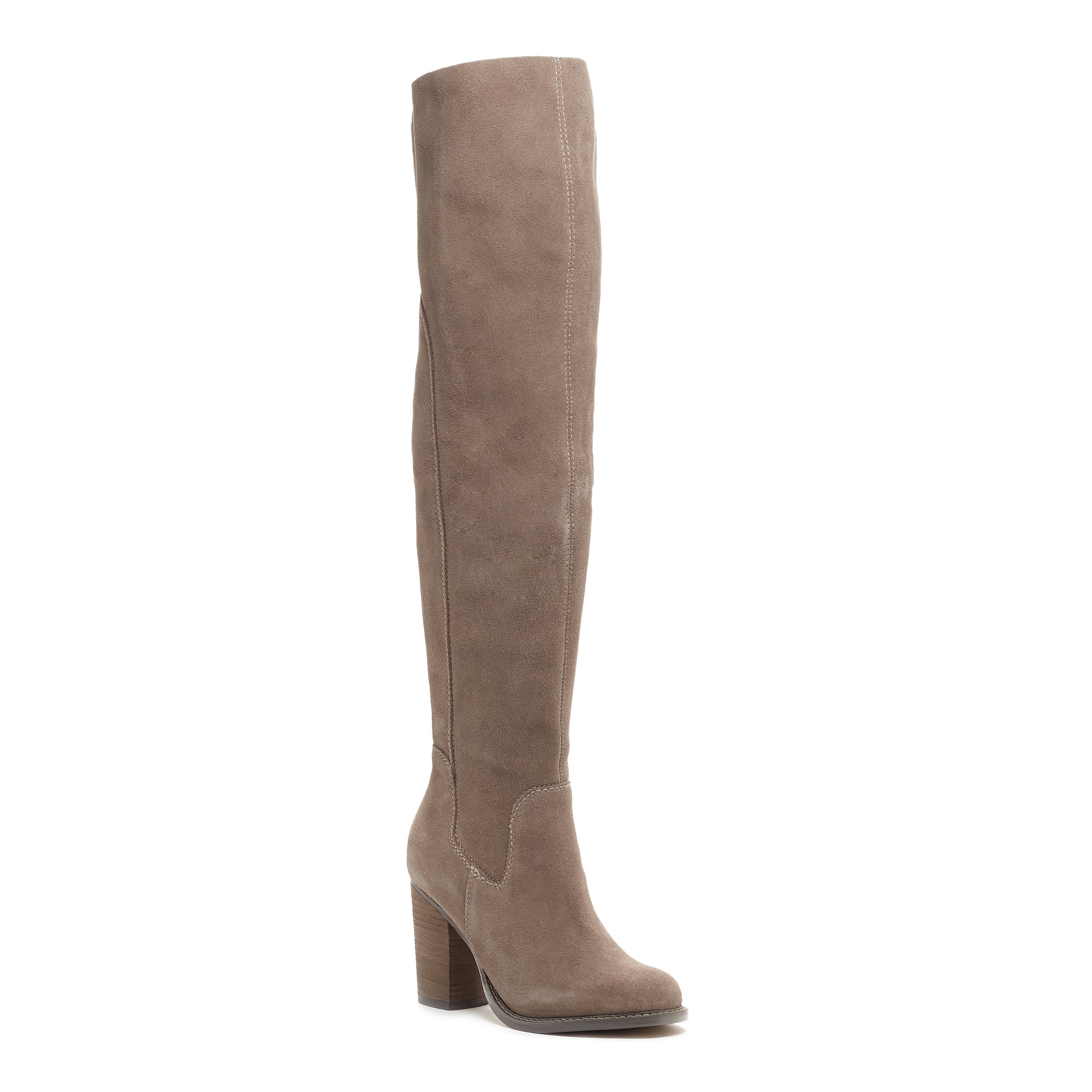 Logan Grey Over The Knee Boot