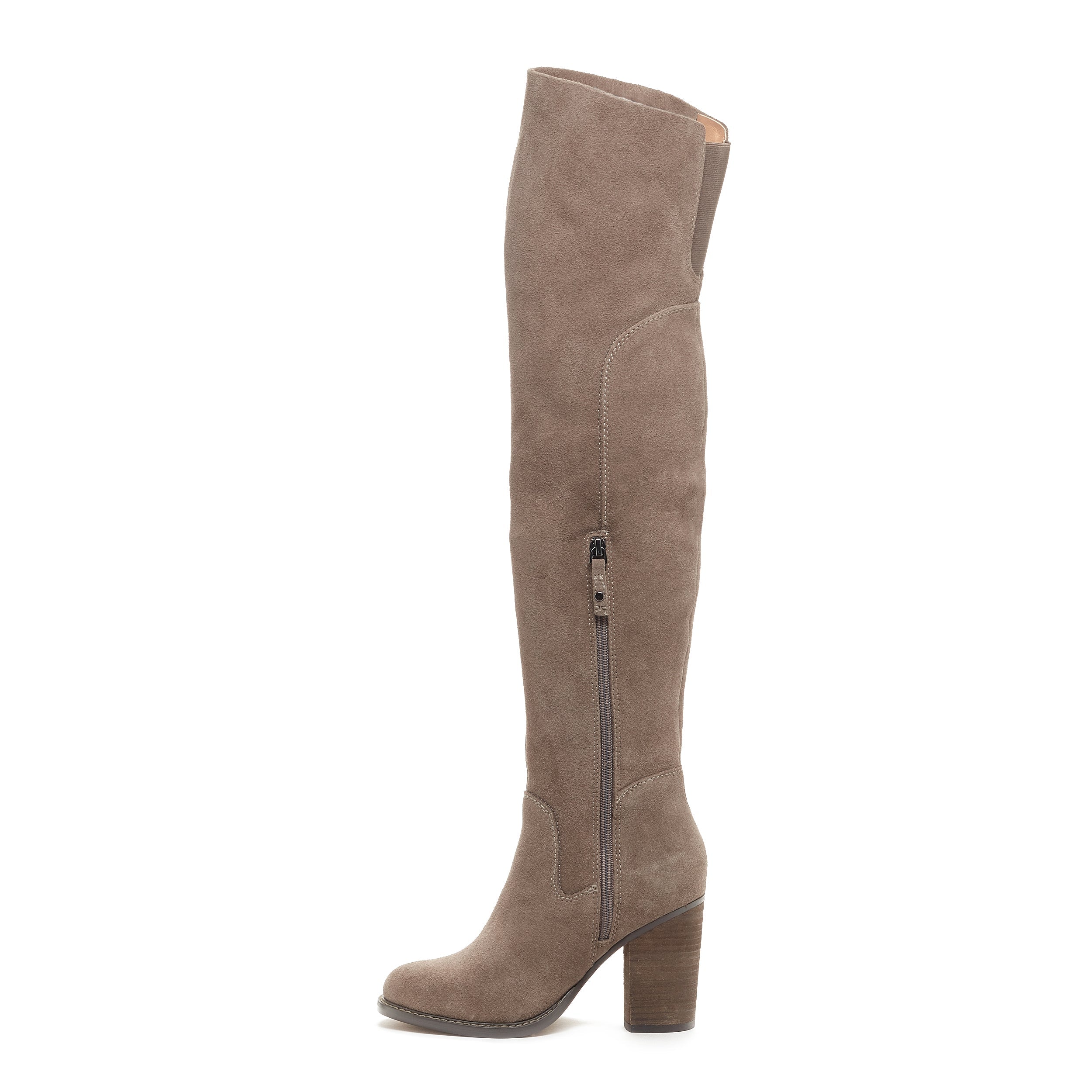 Logan Grey Over The Knee Boot