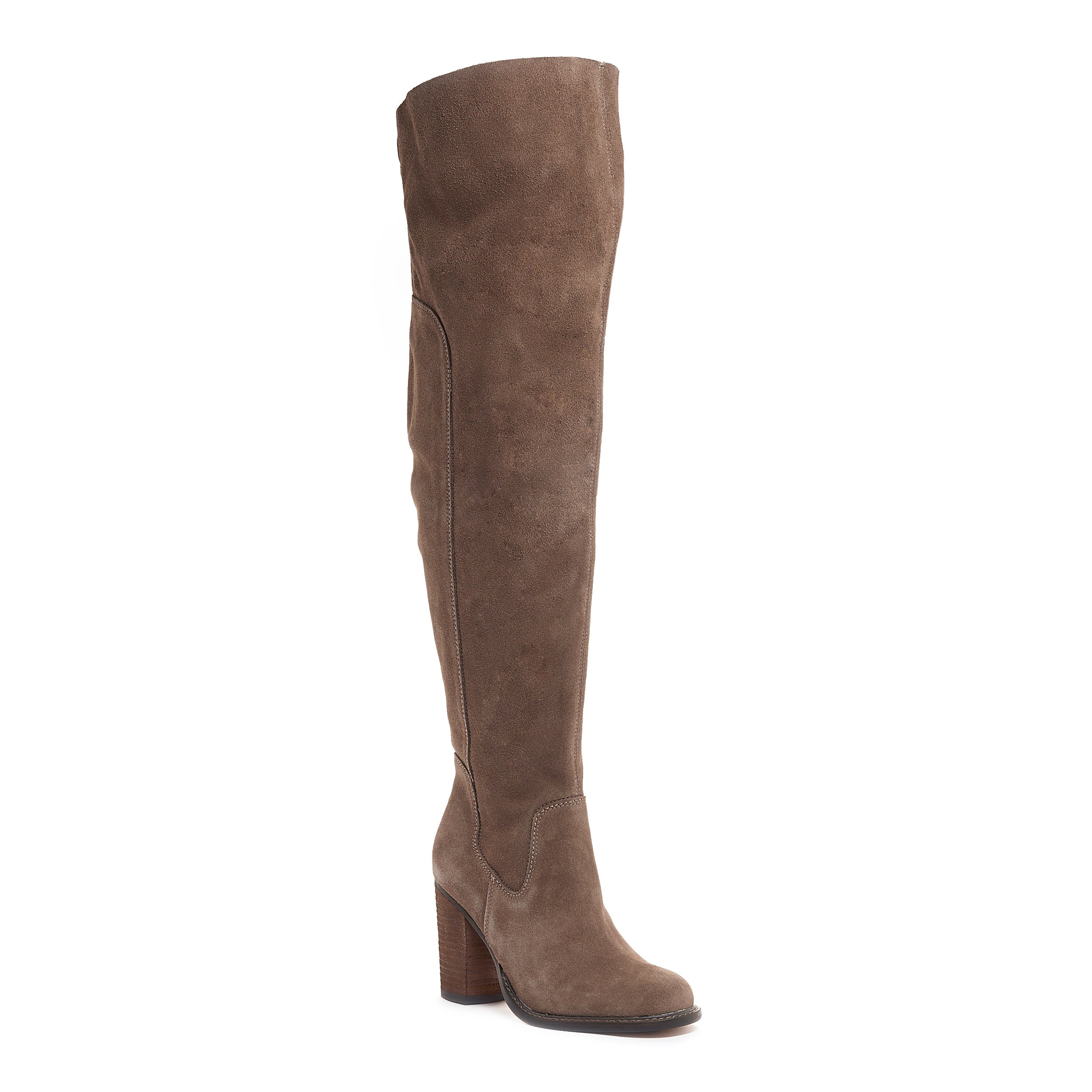 Logan Taupe Wide Calf Boots