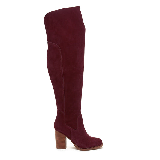 Logan Garnet Over The Knee Boot