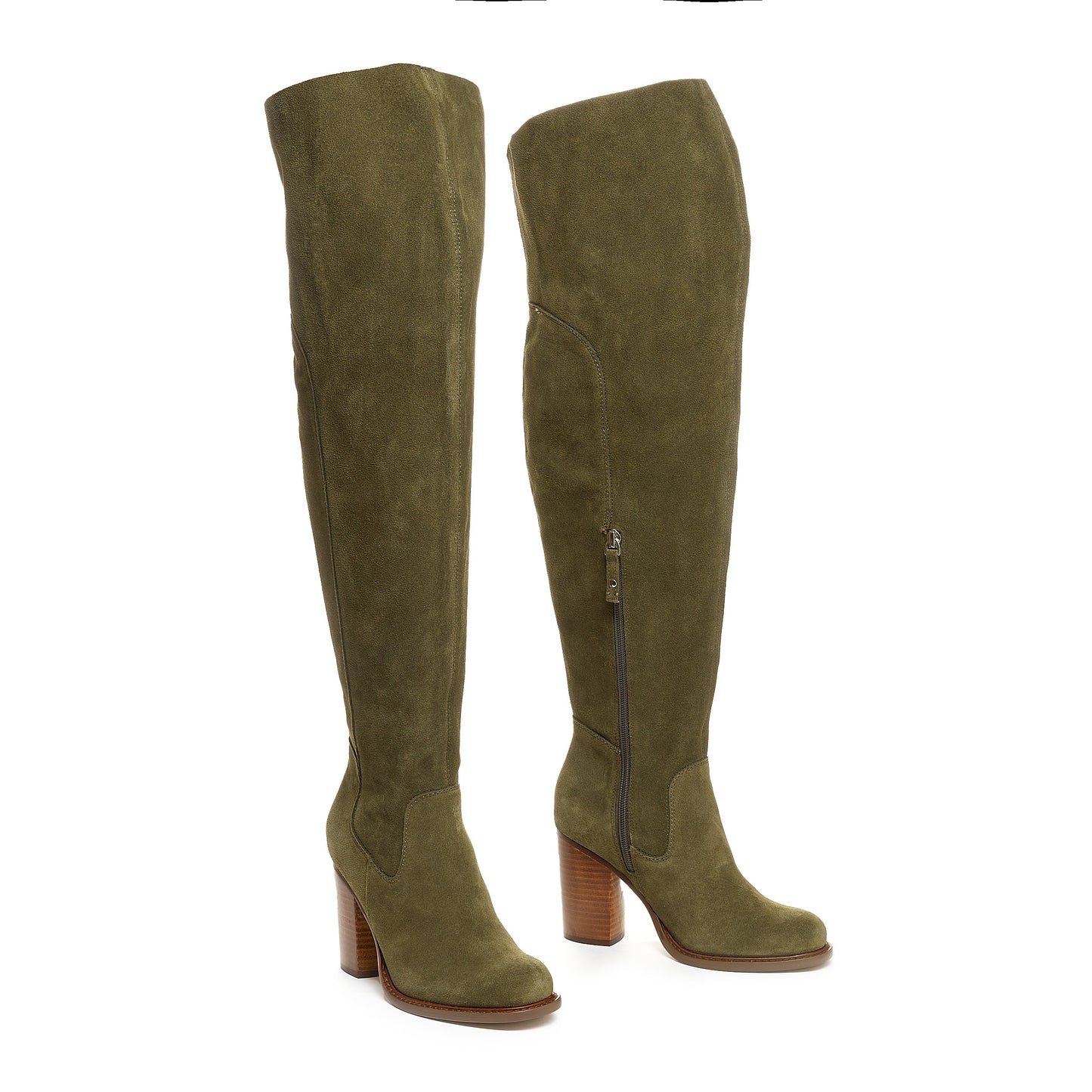 Logan Olive Wide Calf Boots