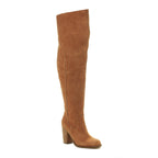 Logan Chestnut Wide Calf Boots