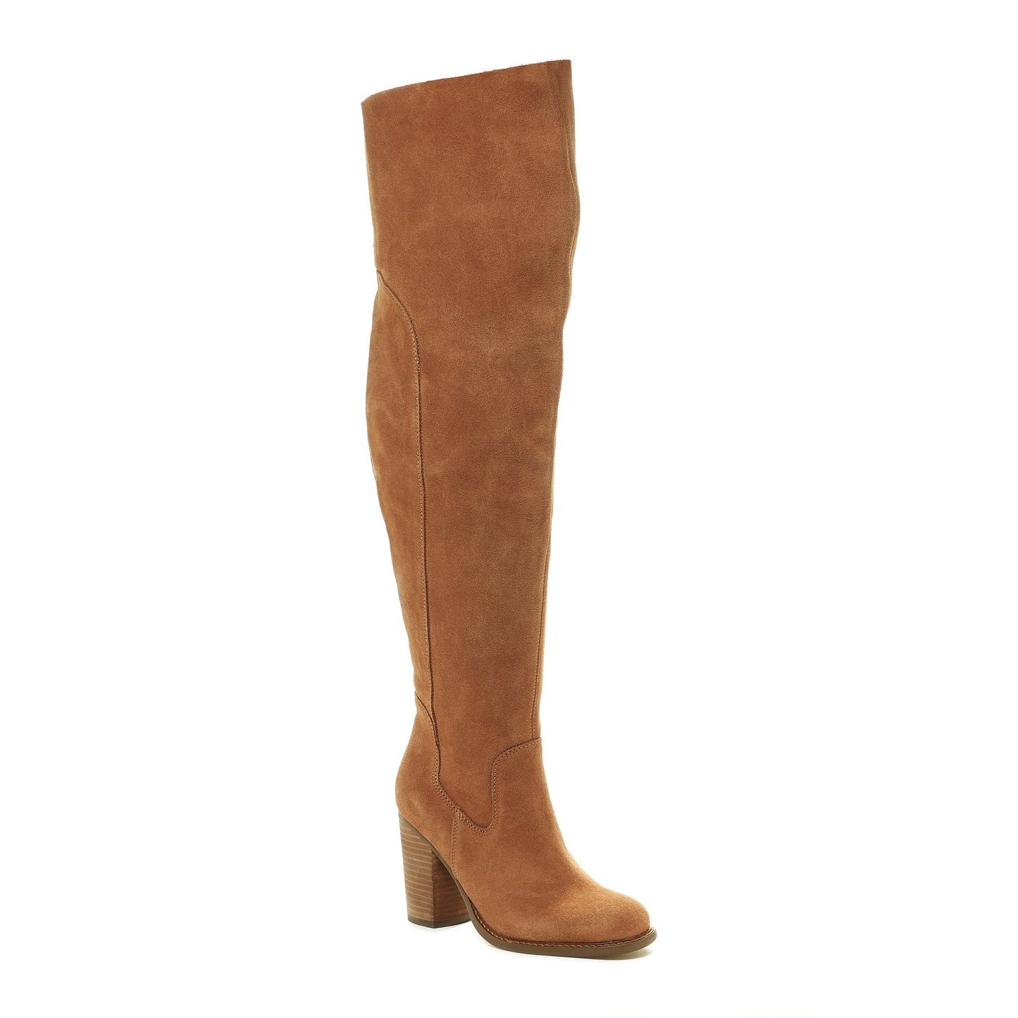 Logan Chestnut Wide Calf Boots