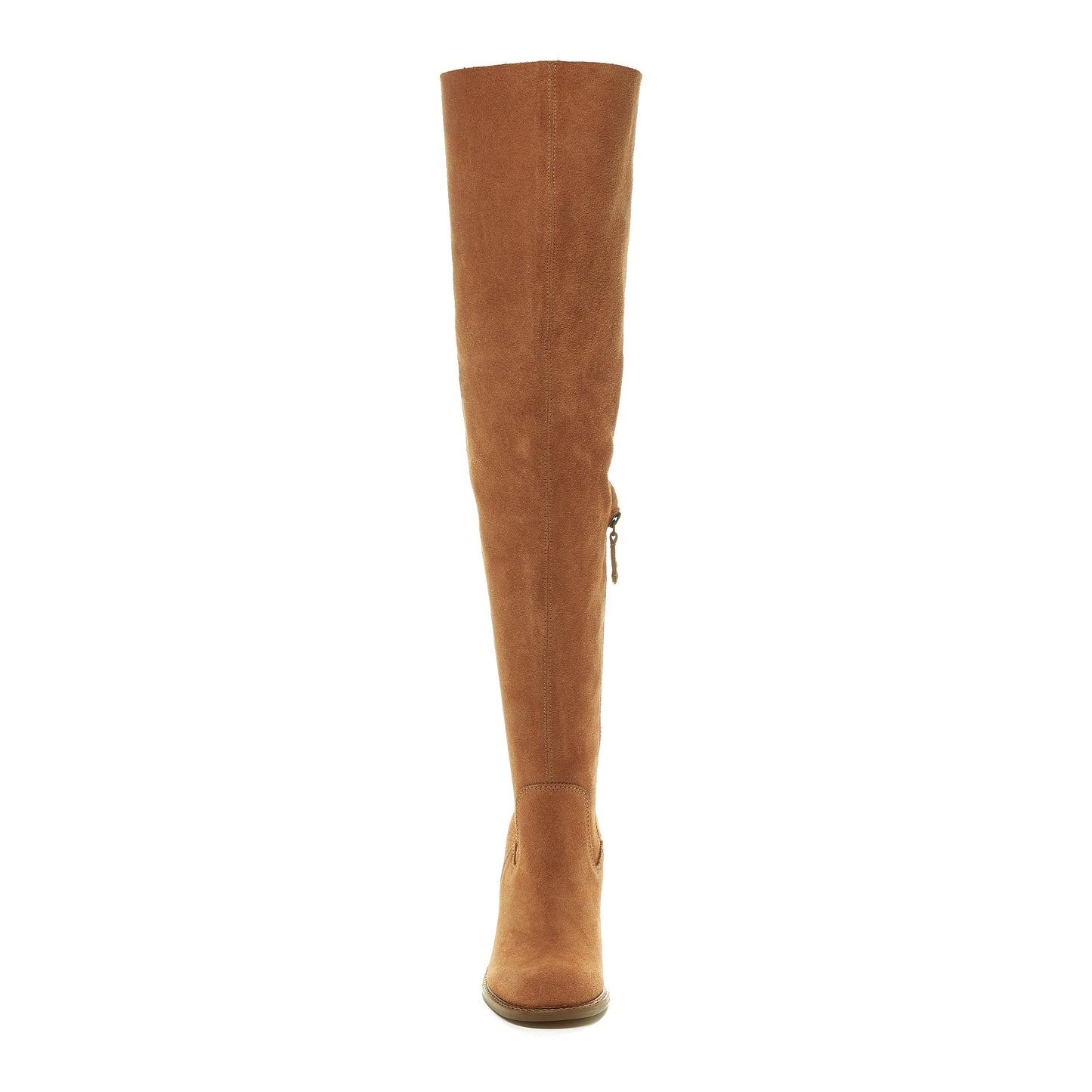 Logan Chestnut Wide Calf Boots