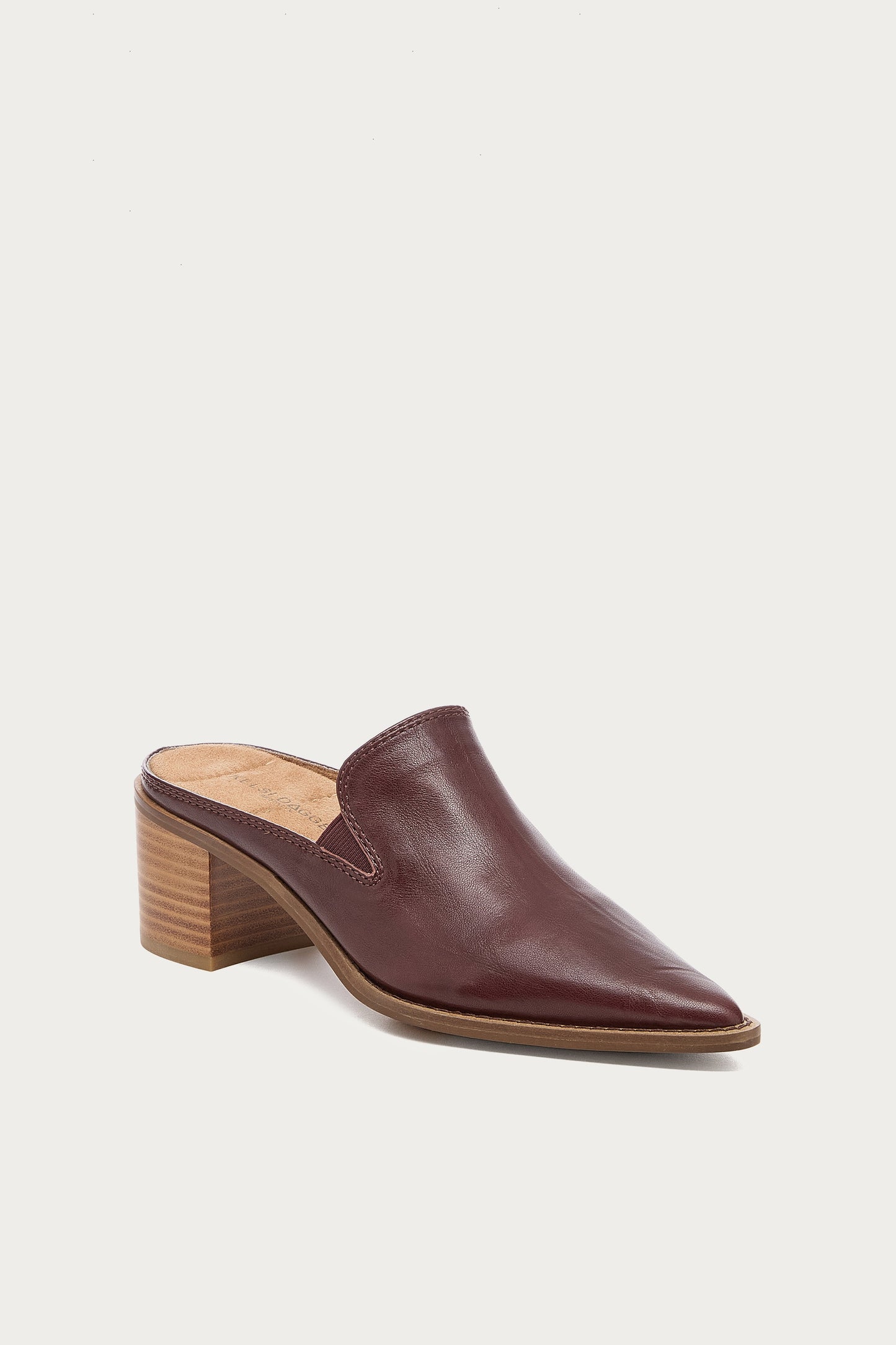 Mason Warm Brown Pointed Toe Mules