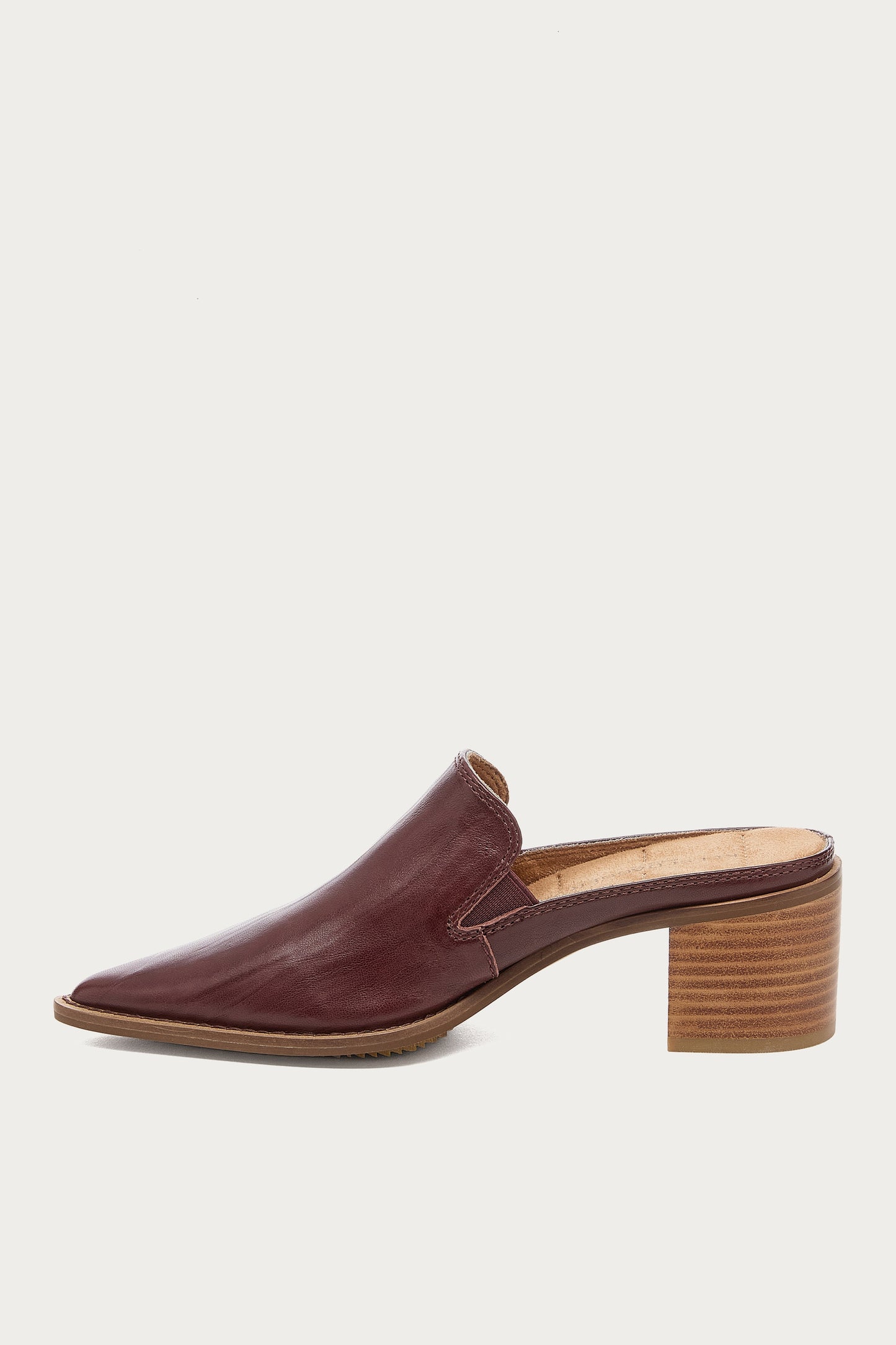 Mason Warm Brown Pointed Toe Mules