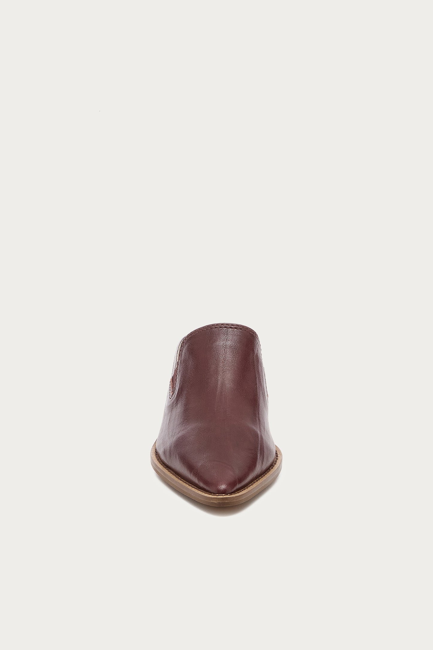 Mason Warm Brown Pointed Toe Mules