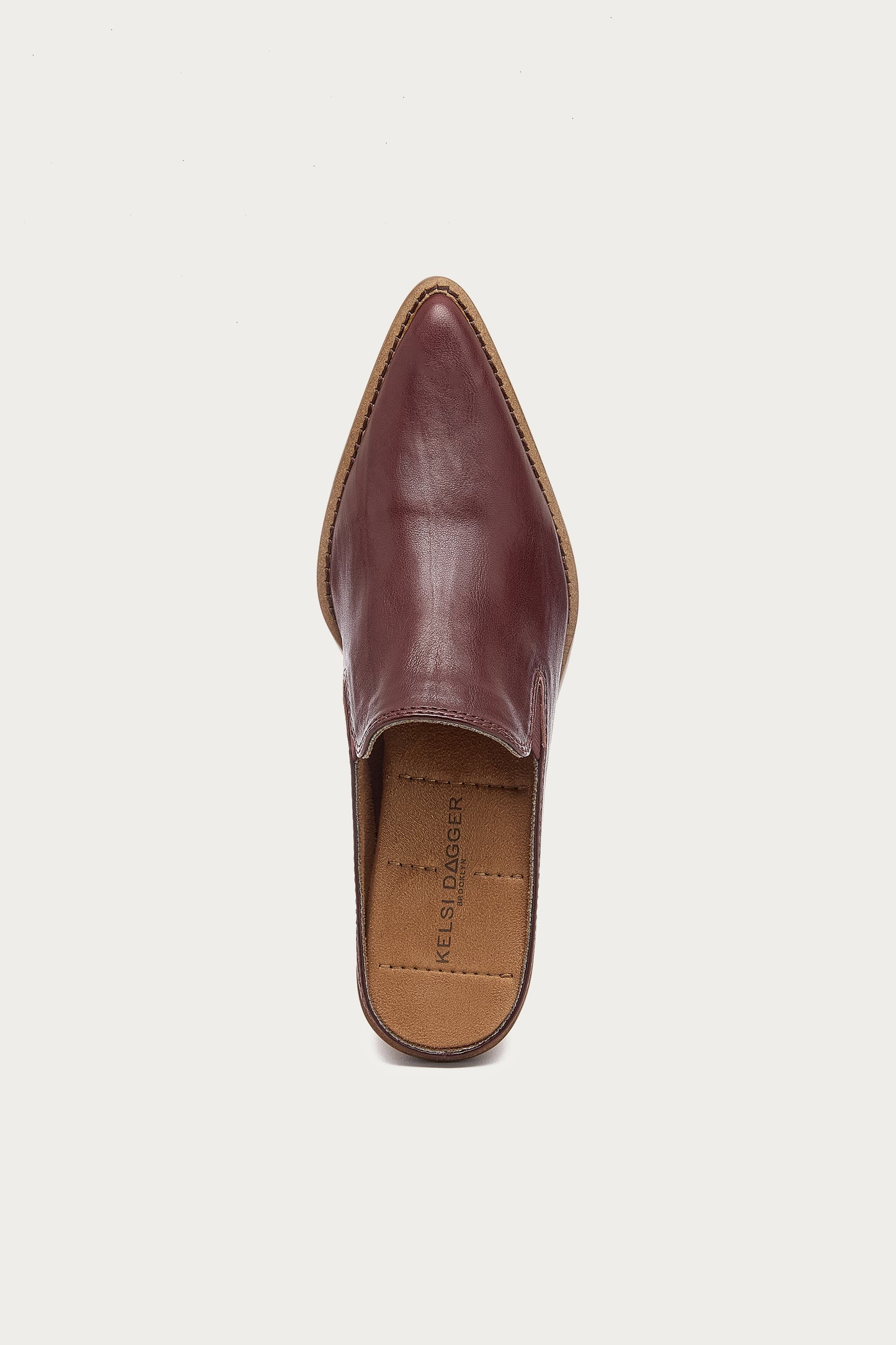 Mason Warm Brown Pointed Toe Mules