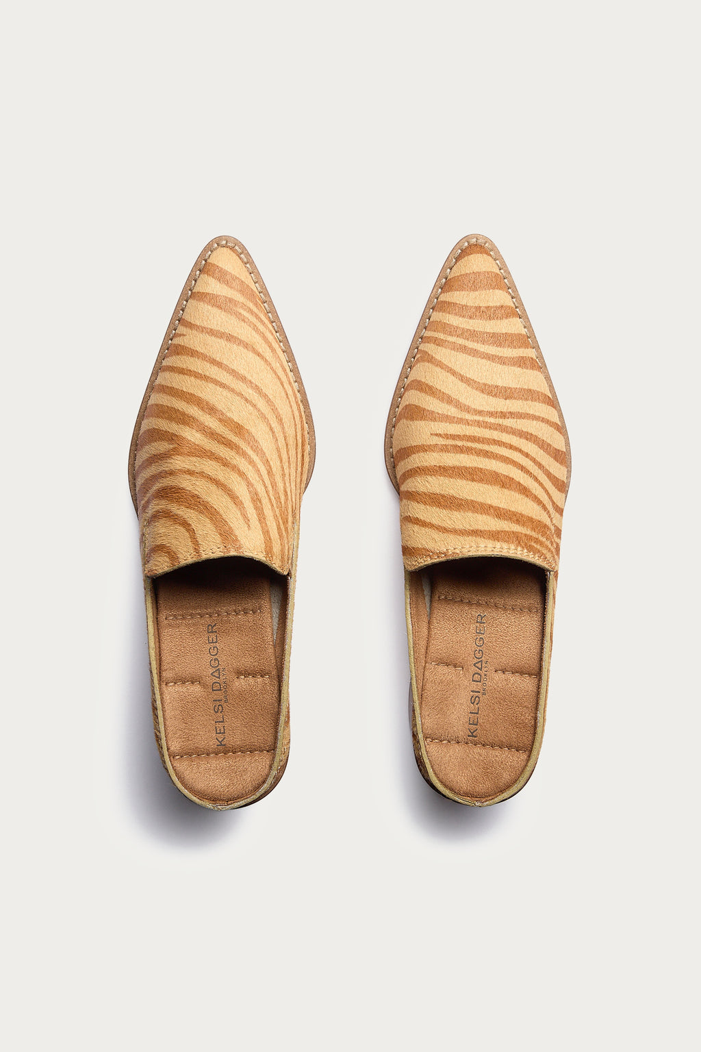 Mason Zebra Pointed Mules