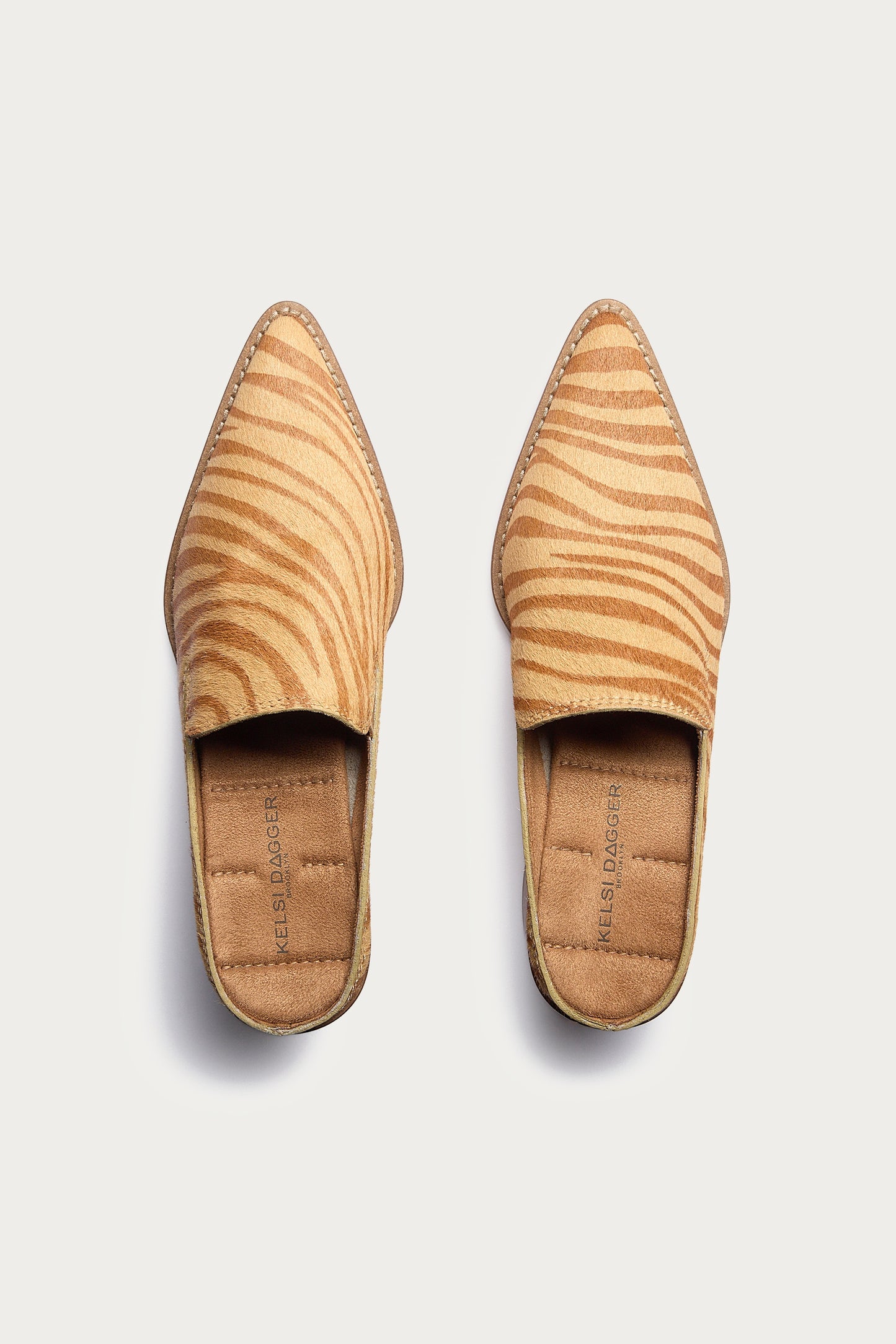 Mason Zebra Pointed Mules